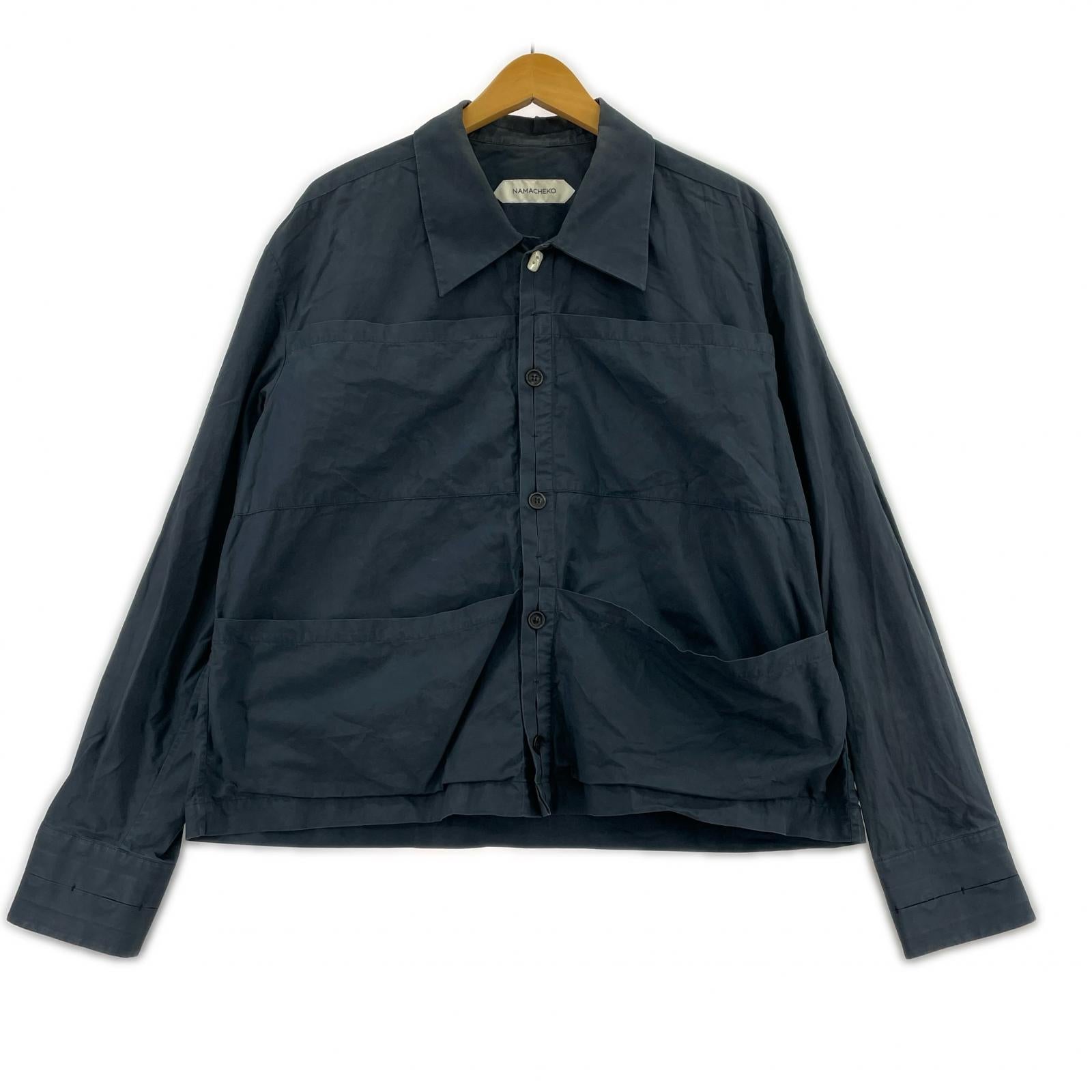 長袖シャツ Big Pocket Work Shirts/M/ネイビー M ネイビー