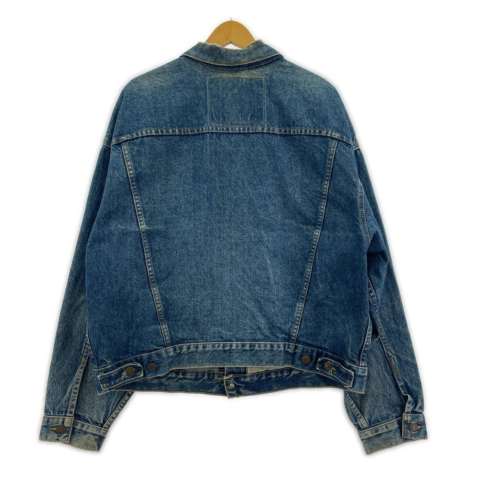 デニムジャケット 90s 70598 デカパッチ L アメリカ製 L