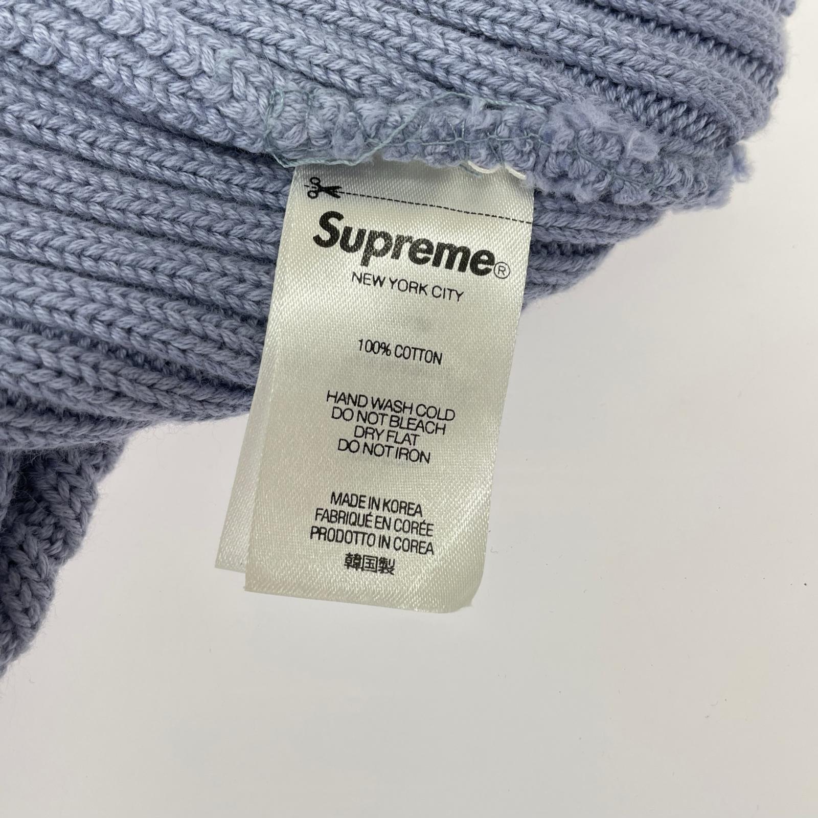 ニットキャップ Overdyed Beanie 紫 パープル
