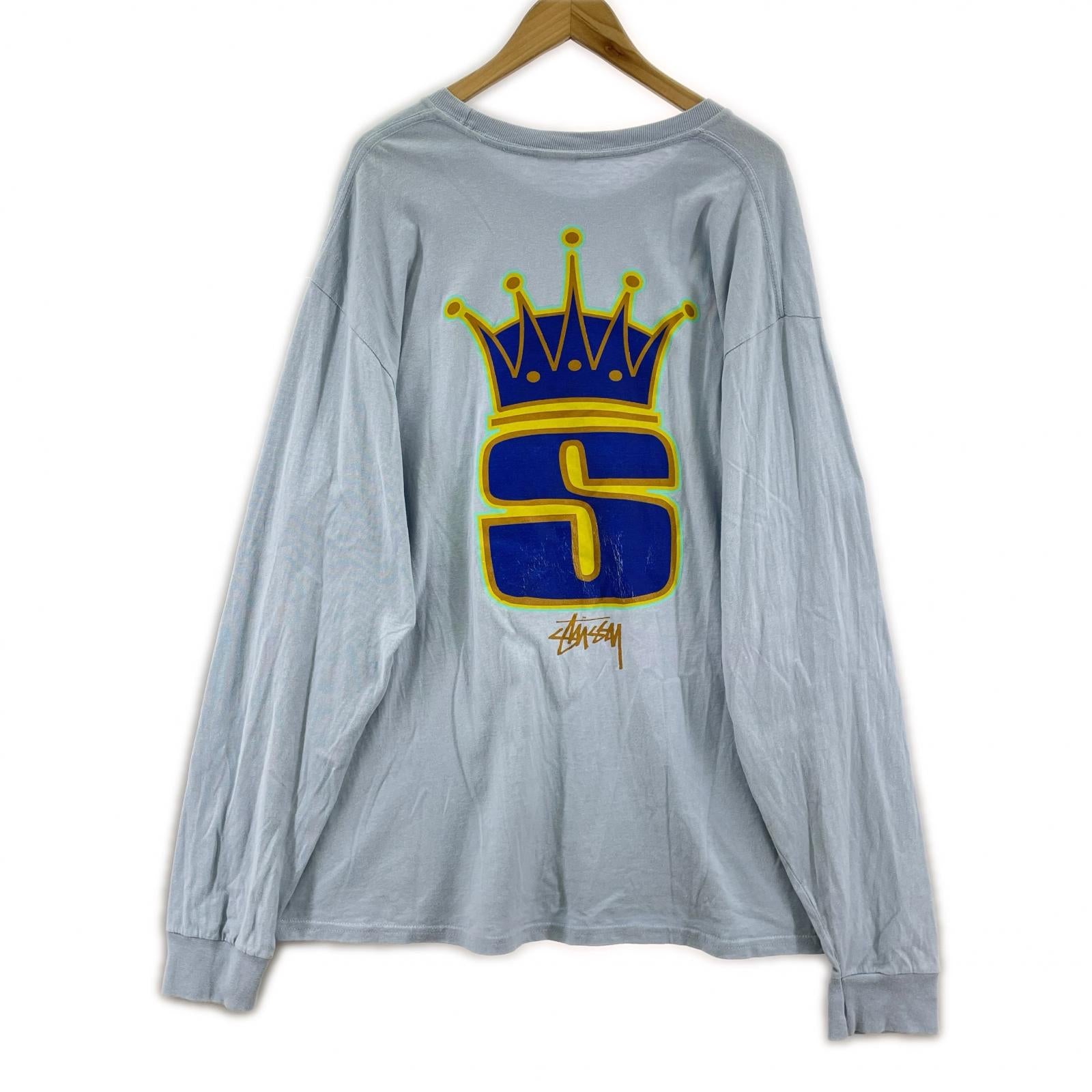 長袖Tシャツ メキシコ製 L/S CROWN TEE (XL) ブルー