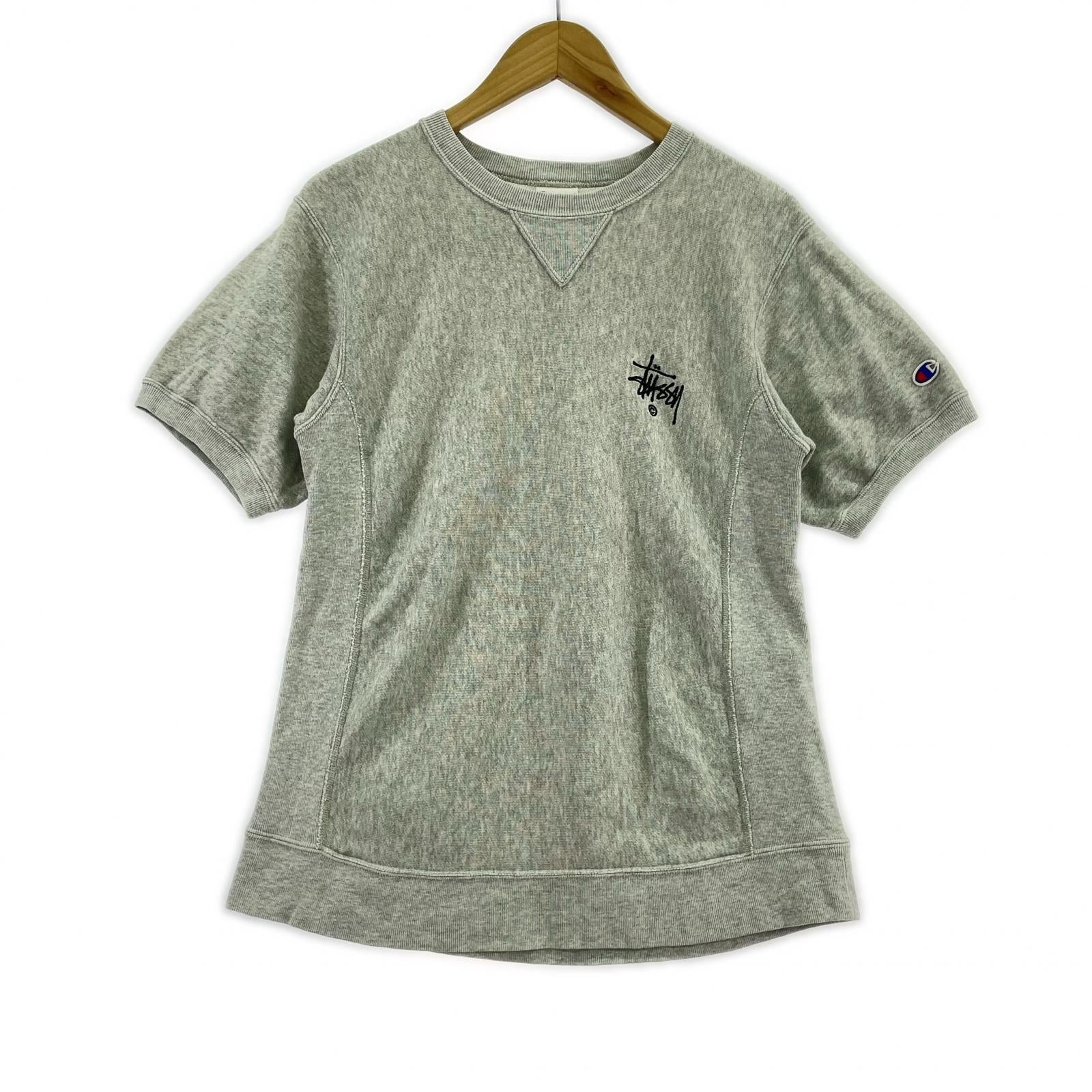 半袖Tシャツ ×Champion REVERSE WEAVE S グレー
