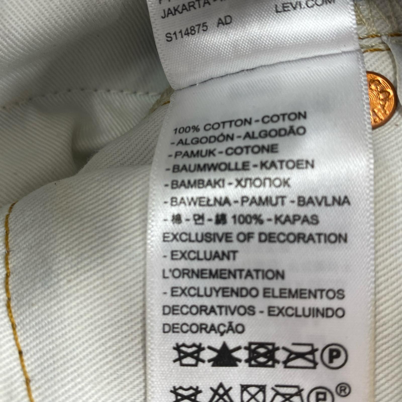 デニムパンツ ×levi's 2025SS インディゴ W34 3 ネイビー