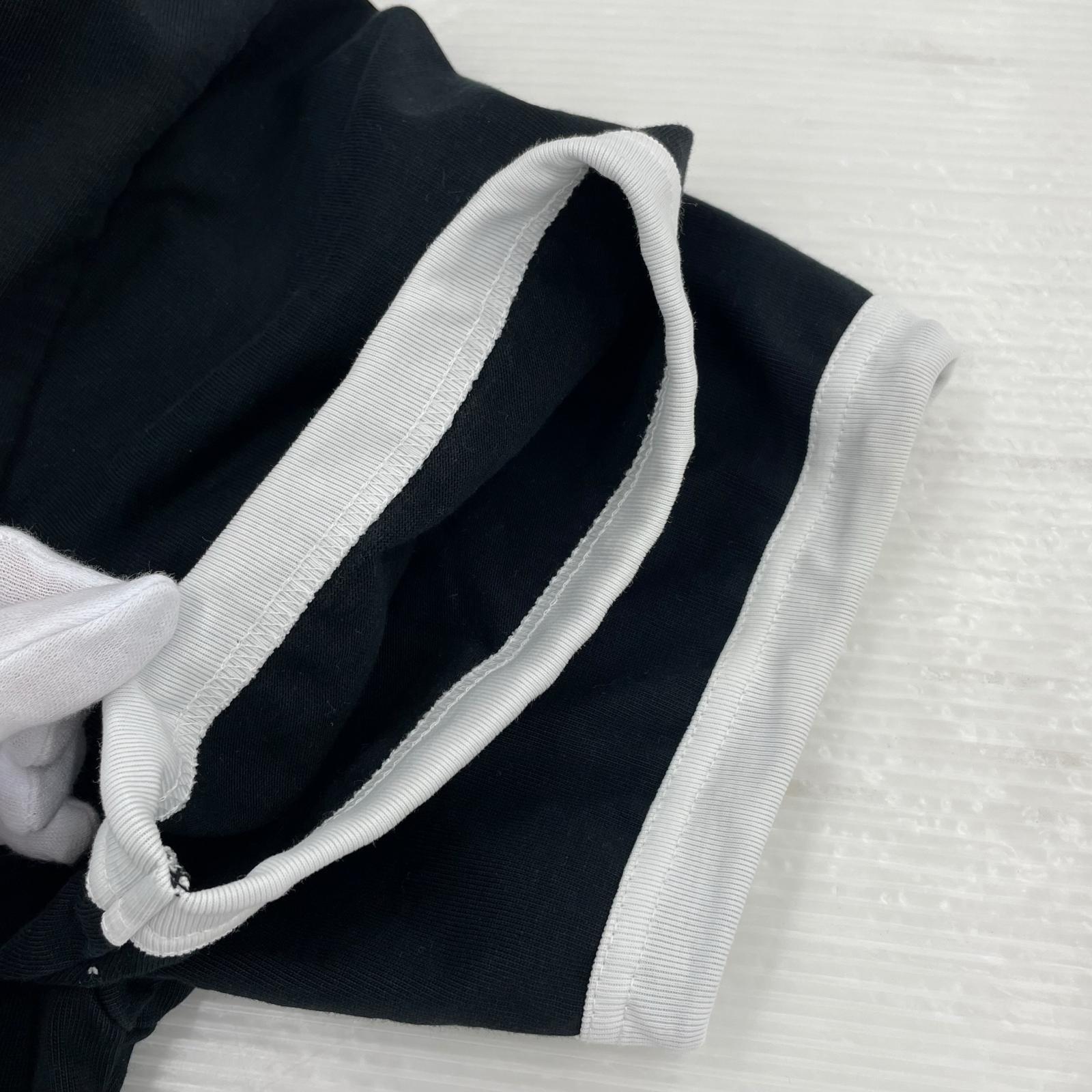 半袖Tシャツ BLACK リンガー L ブラック