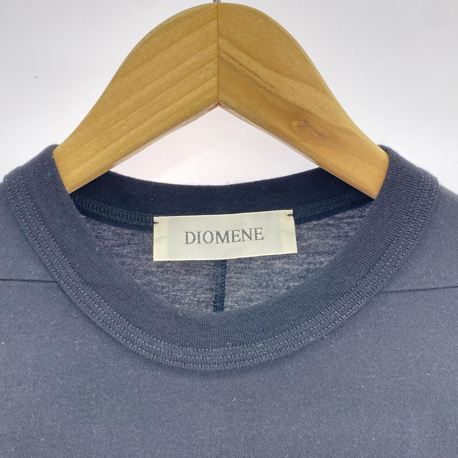 半袖Tシャツ DIOMENE デザインクルーネックTee M ブラック