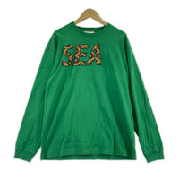 長袖Tシャツ ロンT 緑 L グリーン