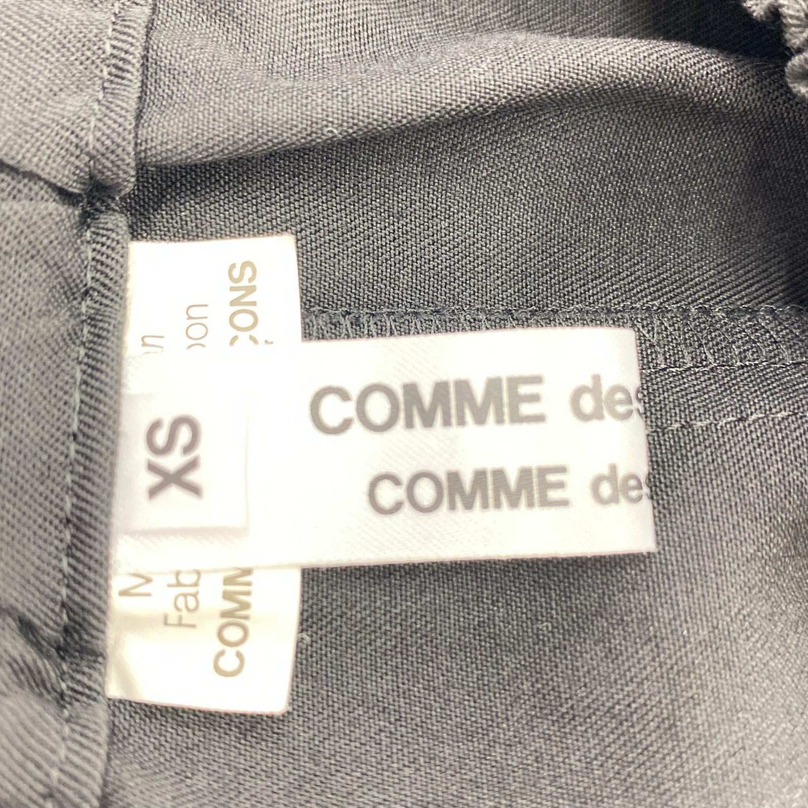 パンツ COMME des GARCONS RG-P010 ウールギャバサルエルパンツ SS ブラック