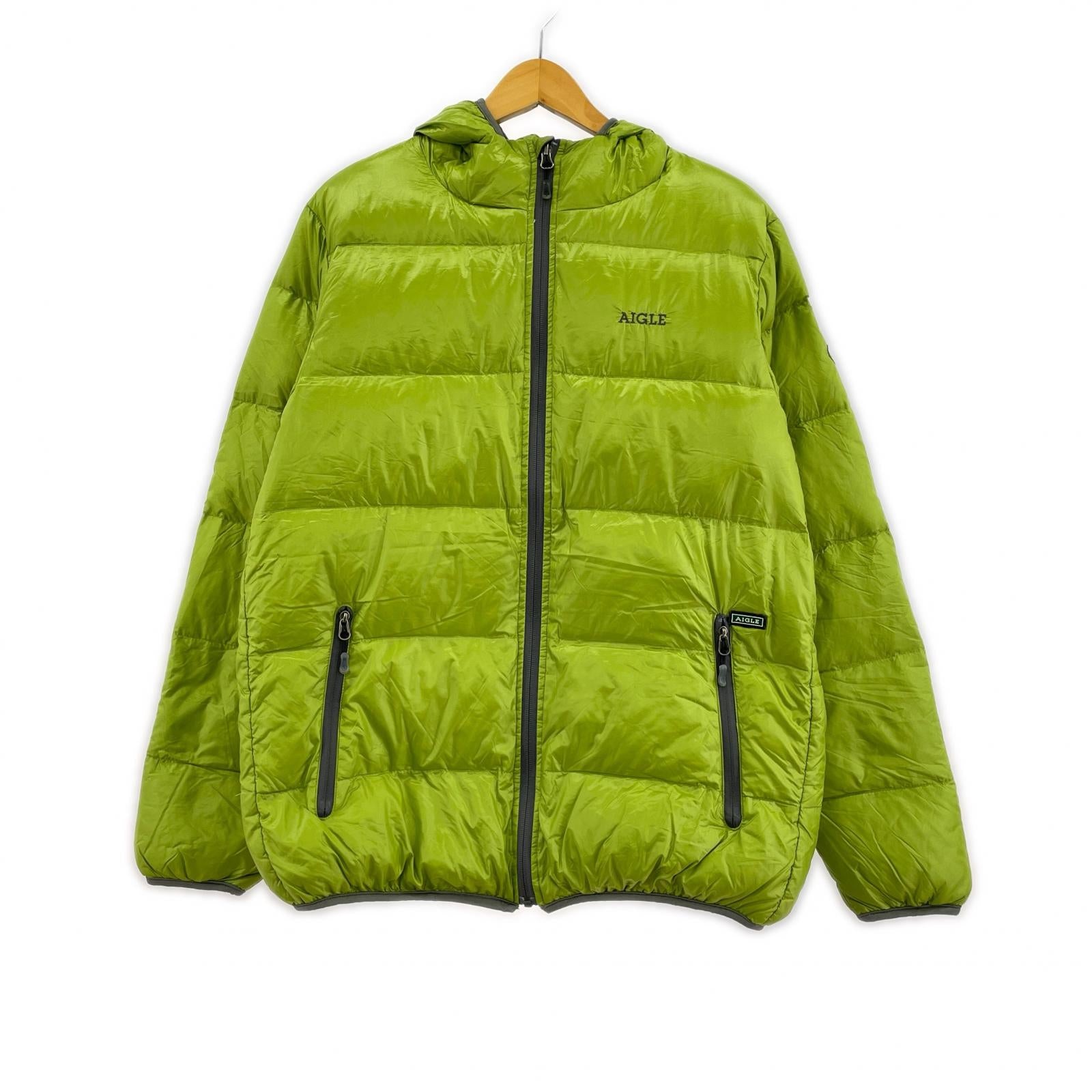 ダウンジャケット AIGLE ダウンジャケット L GRN 8504-17456 L グリーン