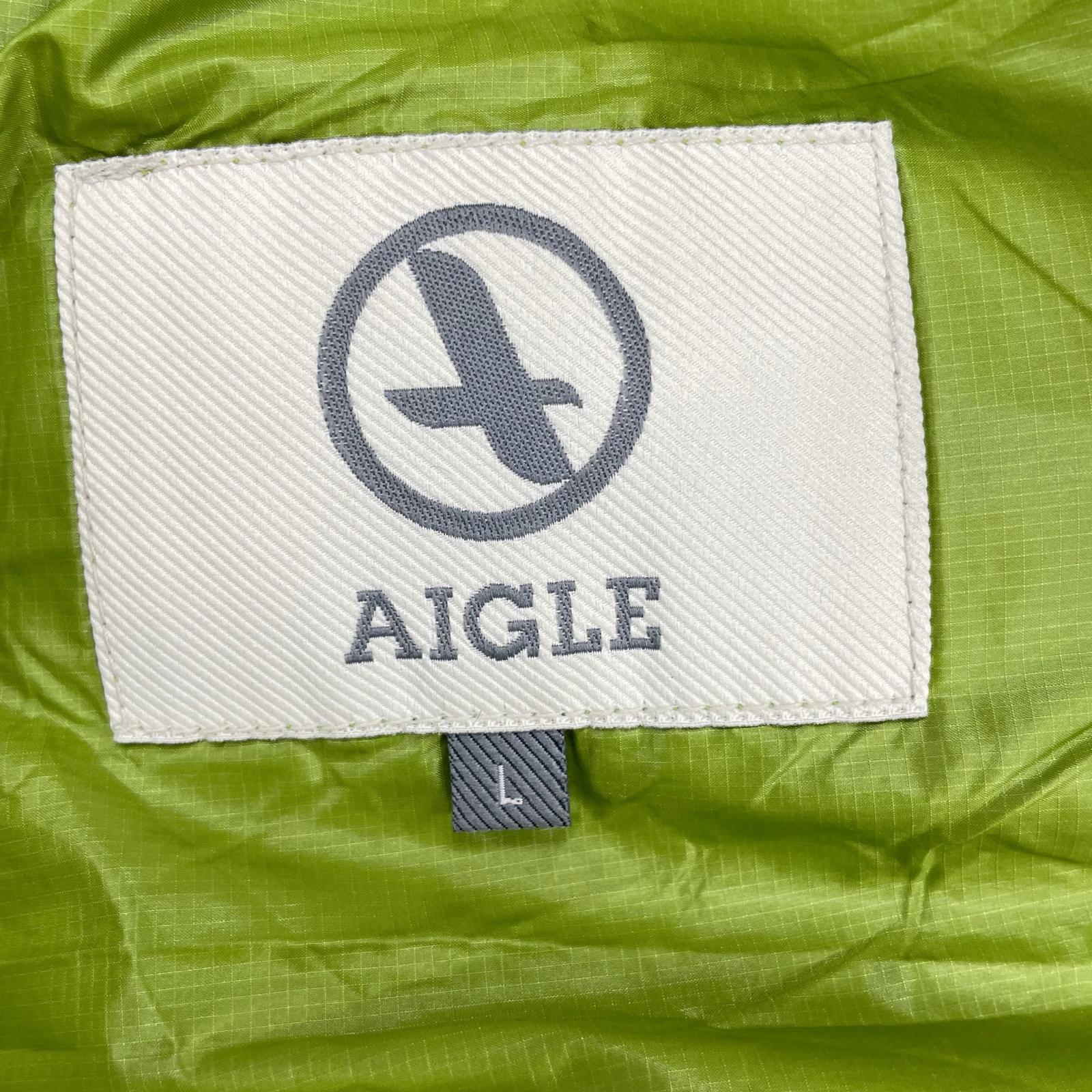 ダウンジャケット AIGLE ダウンジャケット L GRN 8504-17456 L グリーン
