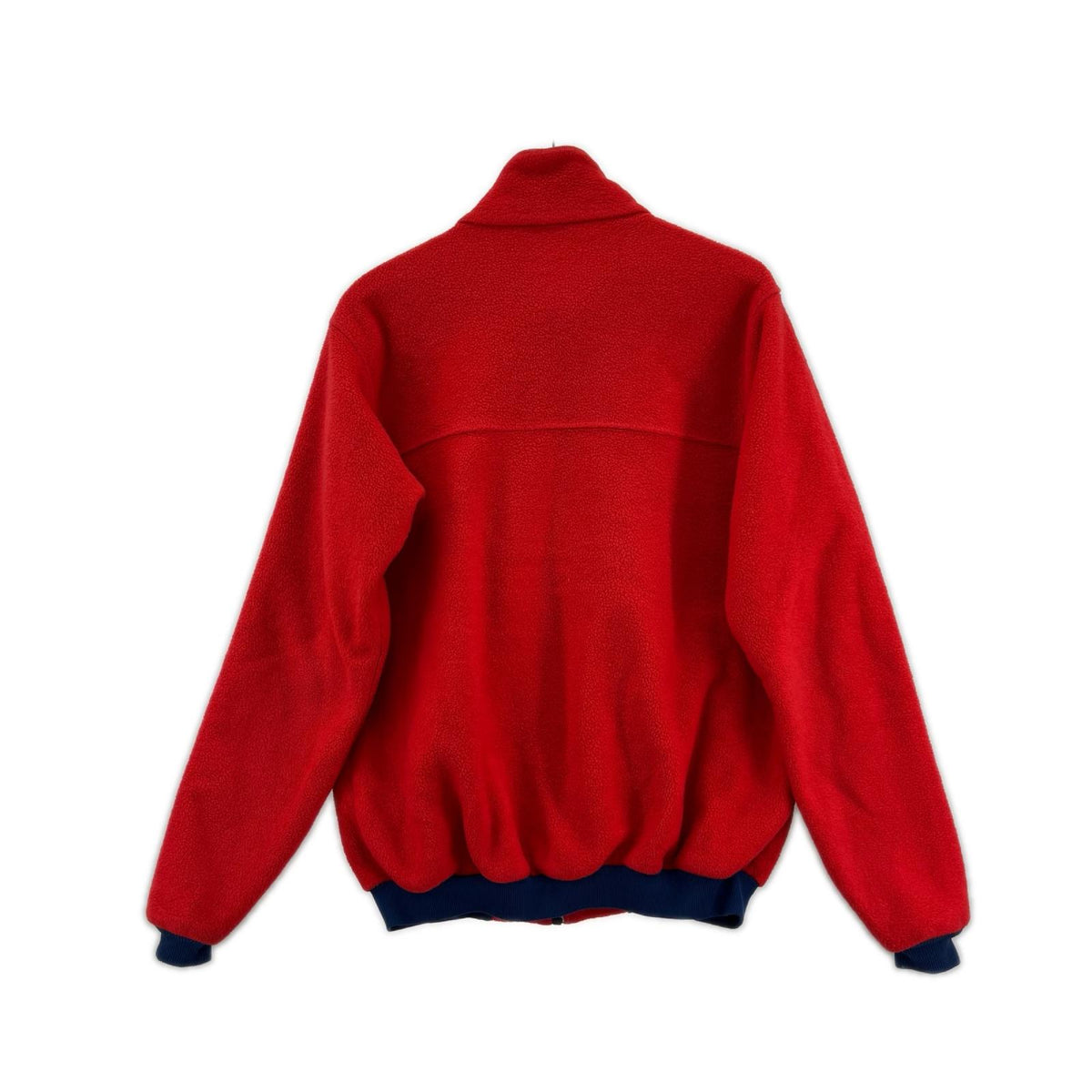 ジャケット 80s USA製 Full Zip Fleece RED L L