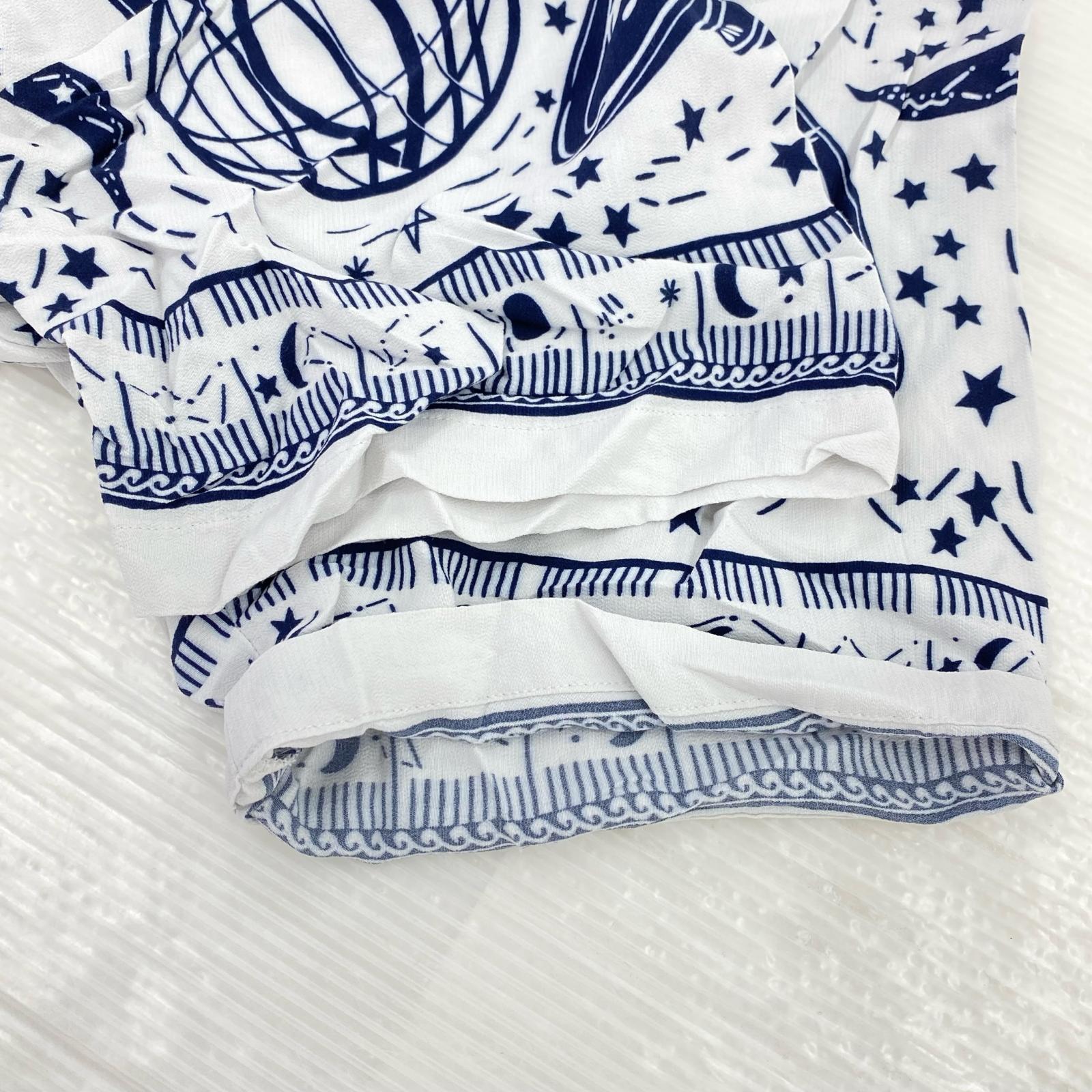 半袖シャツ COSMIC HAWAIIAN SHIR/サイズL L ホワイト