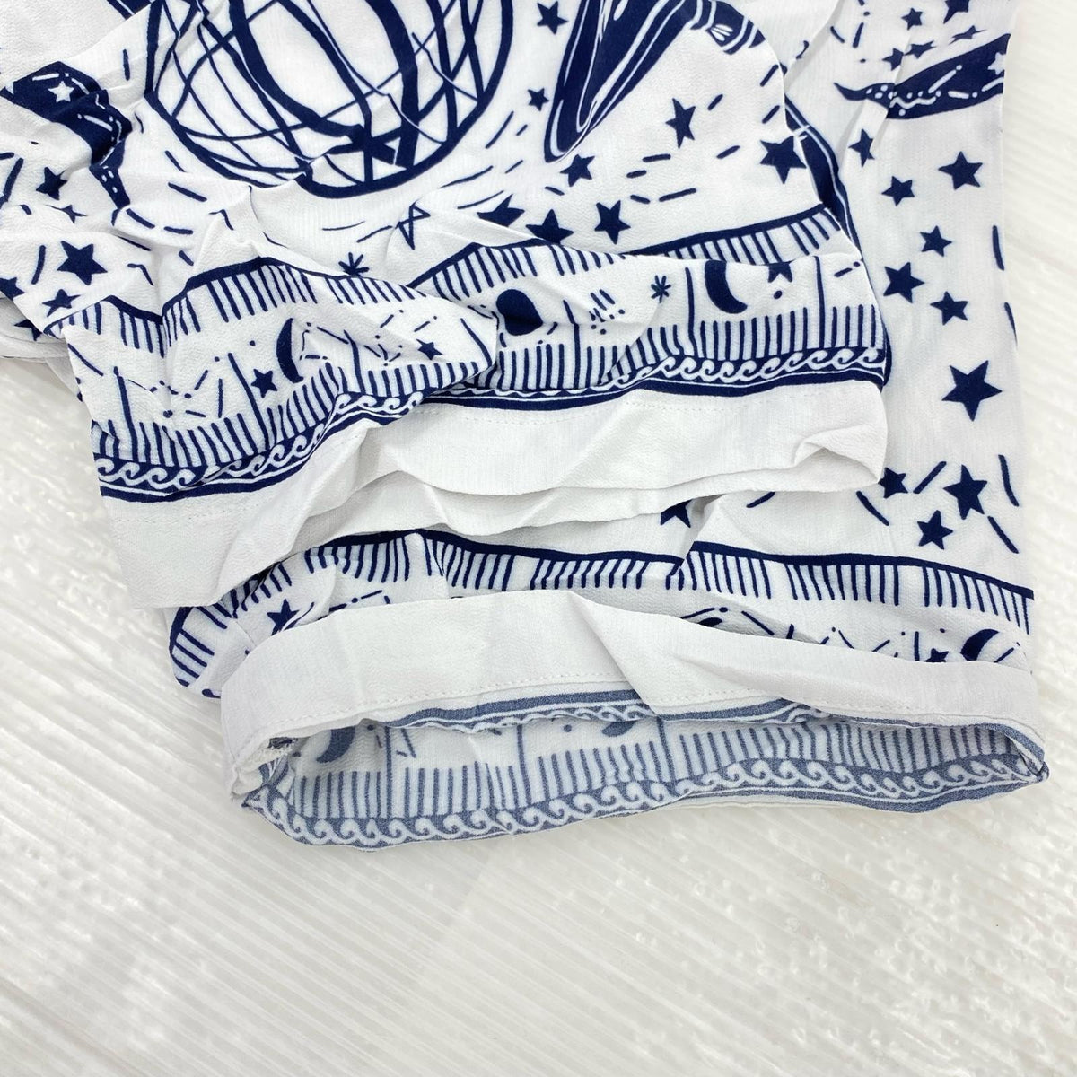 半袖シャツ COSMIC HAWAIIAN SHIR/サイズL L ホワイト
