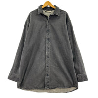 長袖シャツ ESSENTIALS FEAR OF GOD Long Sleeve Denim Shirt 186BT212011F 黒 (S) S ブラック
