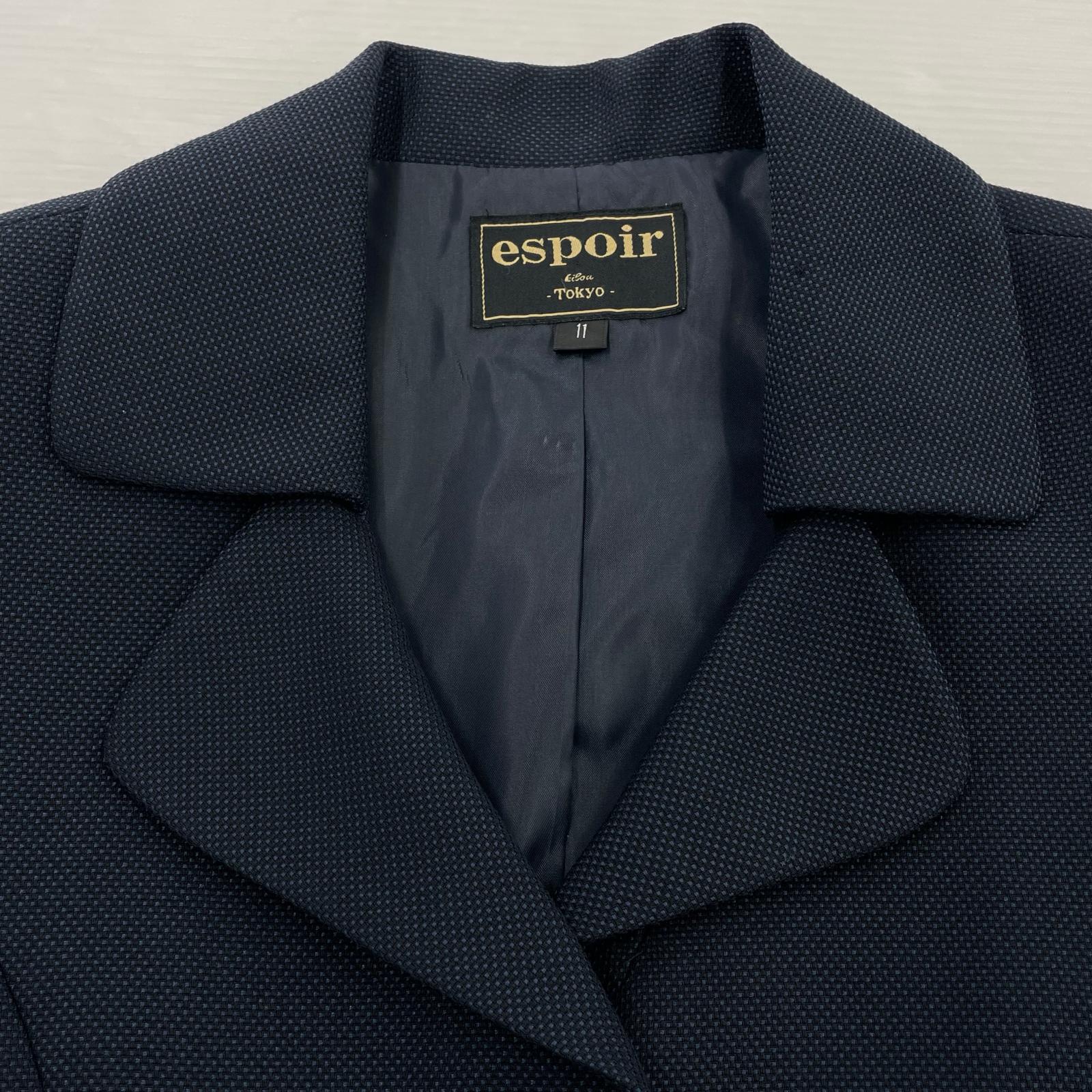 セットアップ espoir セットアップ ネイビー
