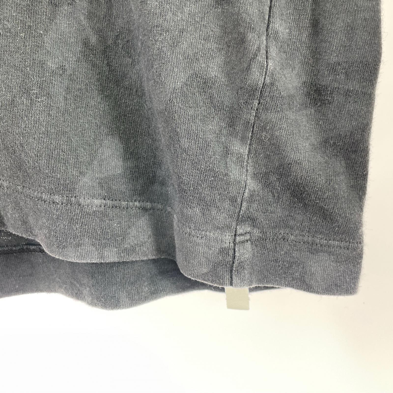 長袖Tシャツ OFF-WHITE L/S Tie Dye Tshirt 黒 (L) L ブラック