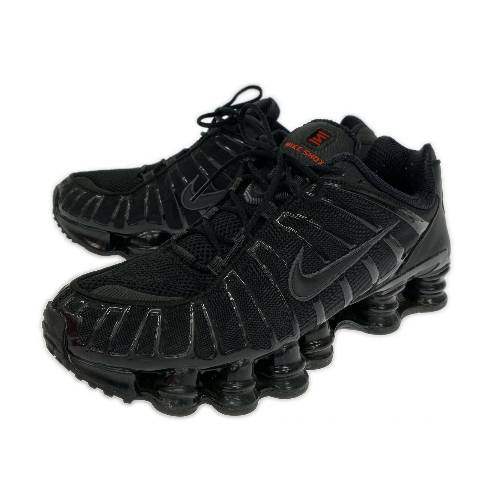 スニーカー Nike Shox TL Black and Max Orange AR3566-002 (28) 28cm (US10 UK9 1/2 EU46) ブラック