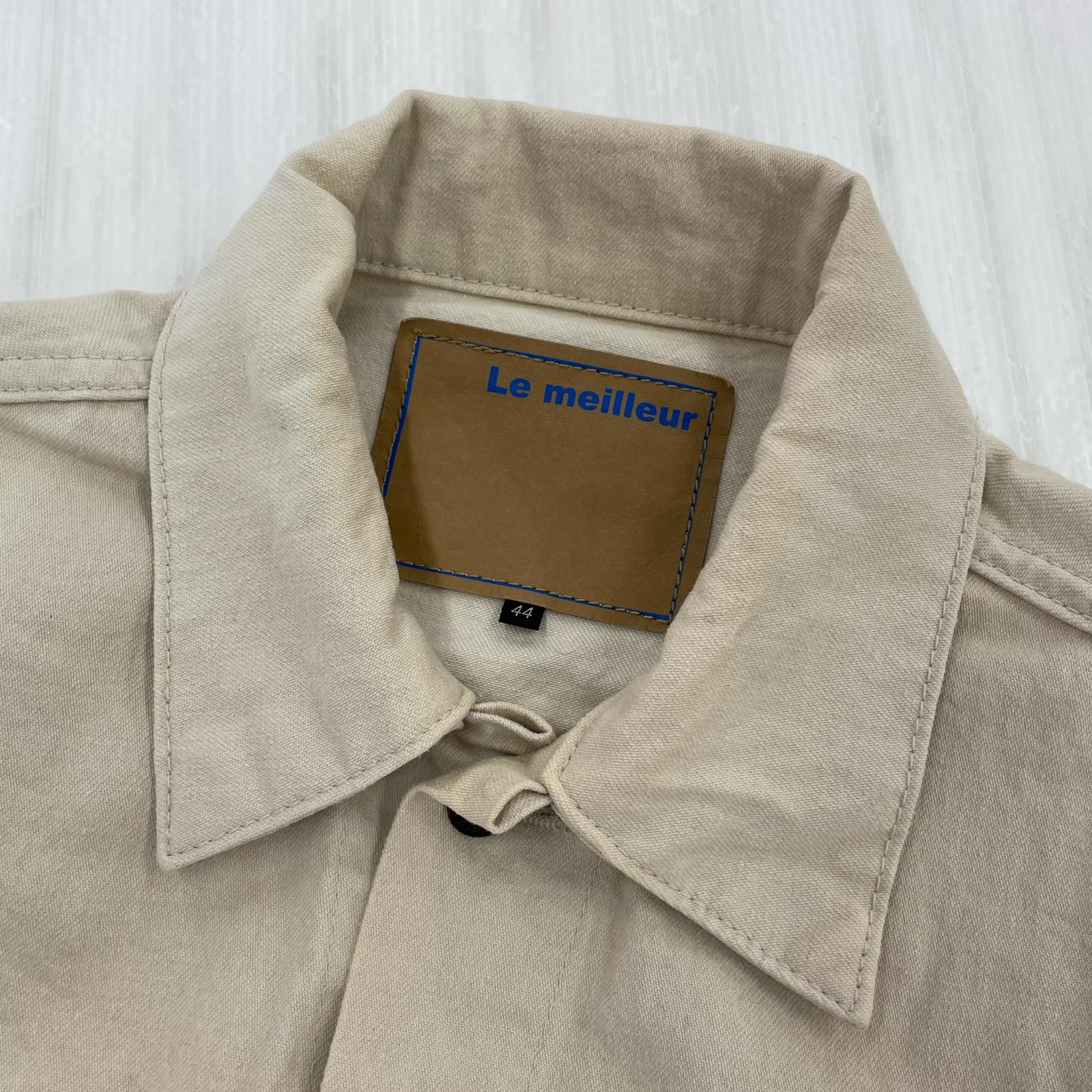デニムジャケット Le meilleur Cotton twill 70505 ベージュ