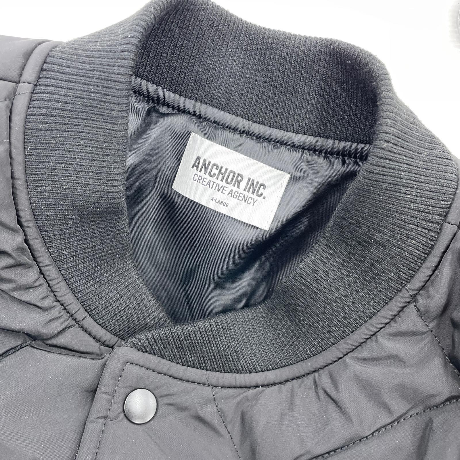 ジャケット ANCHOR INC キルティングジャケット XL ブラック ブラック