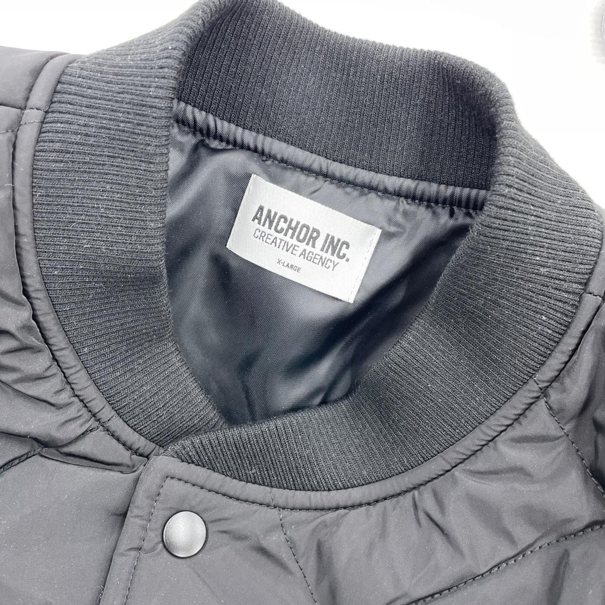 ジャケット ANCHOR INC キルティングジャケット XL ブラック ブラック