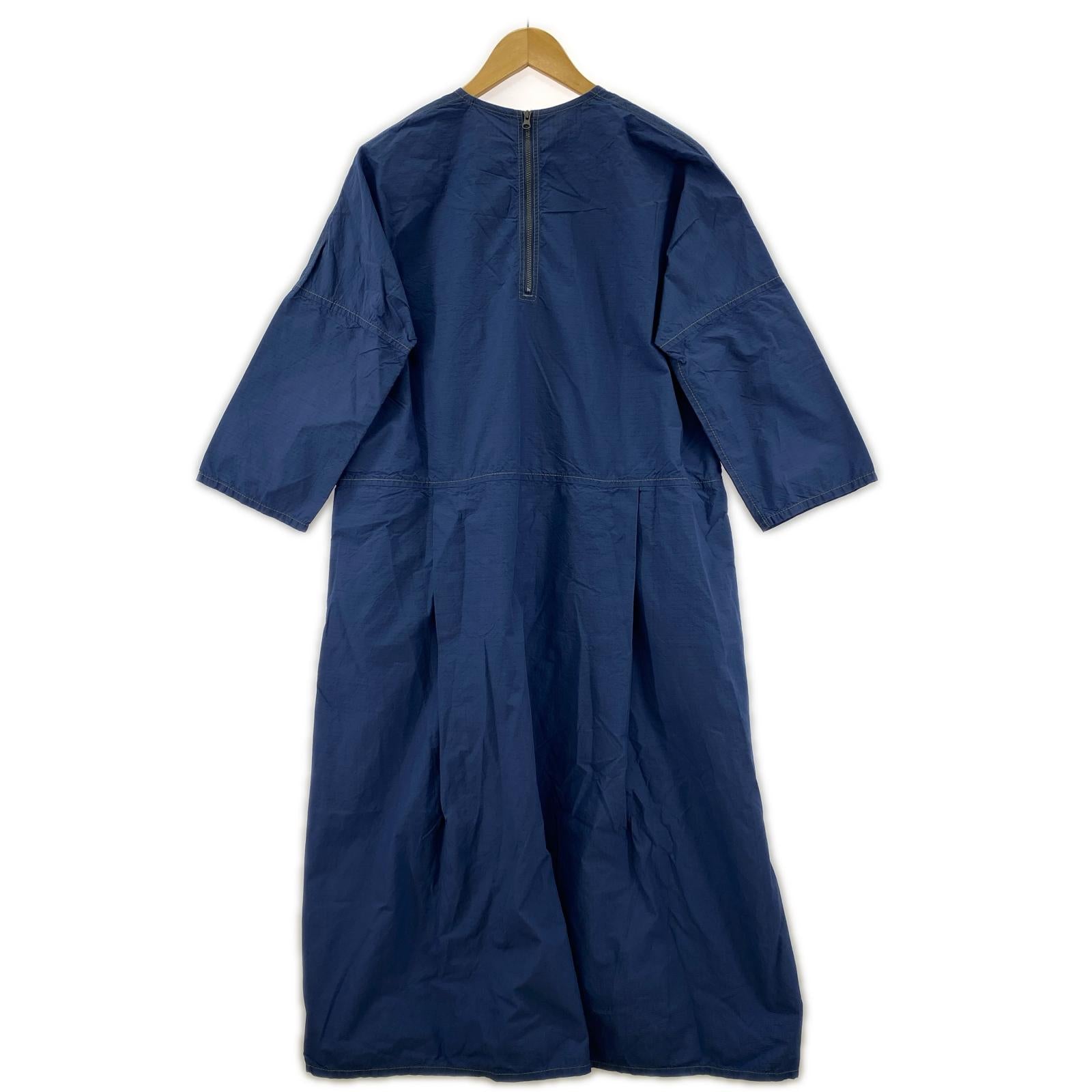 ワンピース CORDURA cotton rip dress ネイビー S ネイビー
