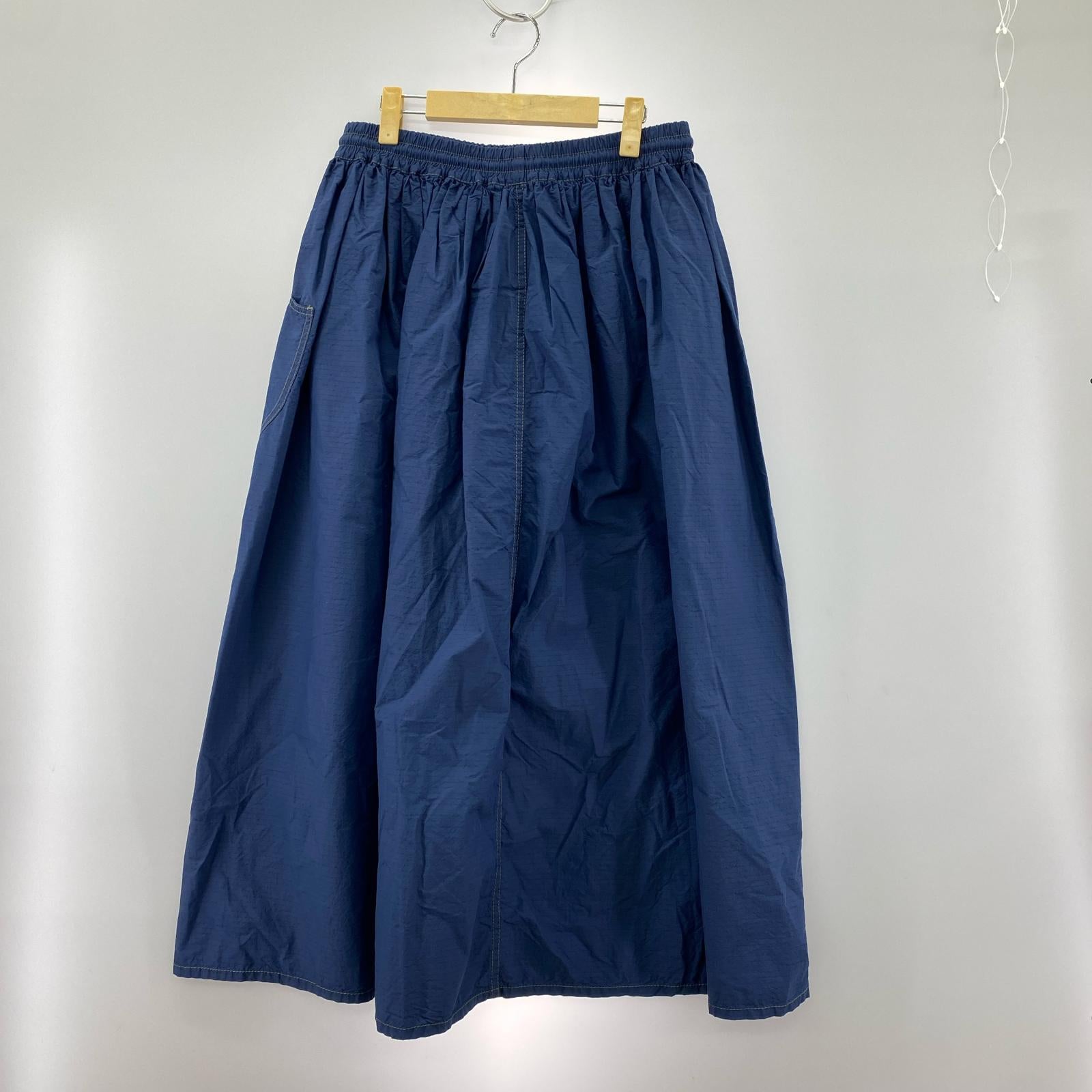 ロングスカート CORDURA cotton rip skirt ネイビー M ネイビー