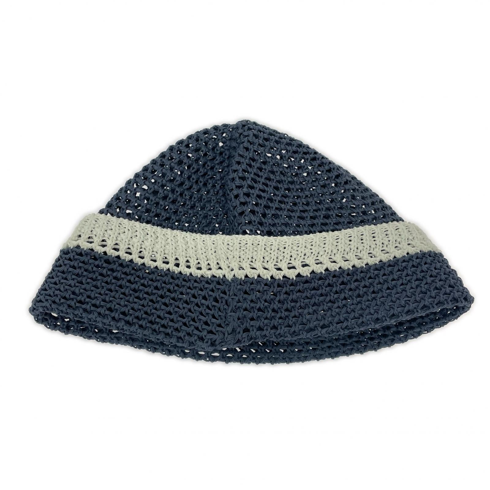 ニットキャップ IA Crochet Knit Cap 147 IA-26-147 ブルー系