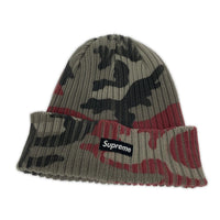 ニットキャップ 26SS Overdyed Beanie Red Camo ニットキャップ