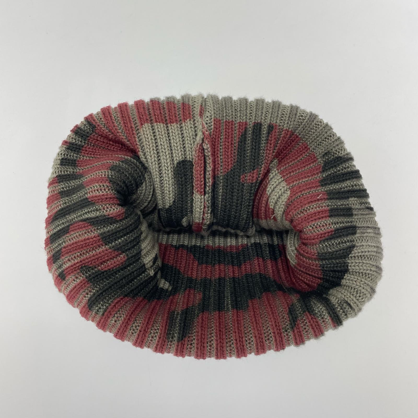 ニットキャップ 26SS Overdyed Beanie Red Camo ニットキャップ