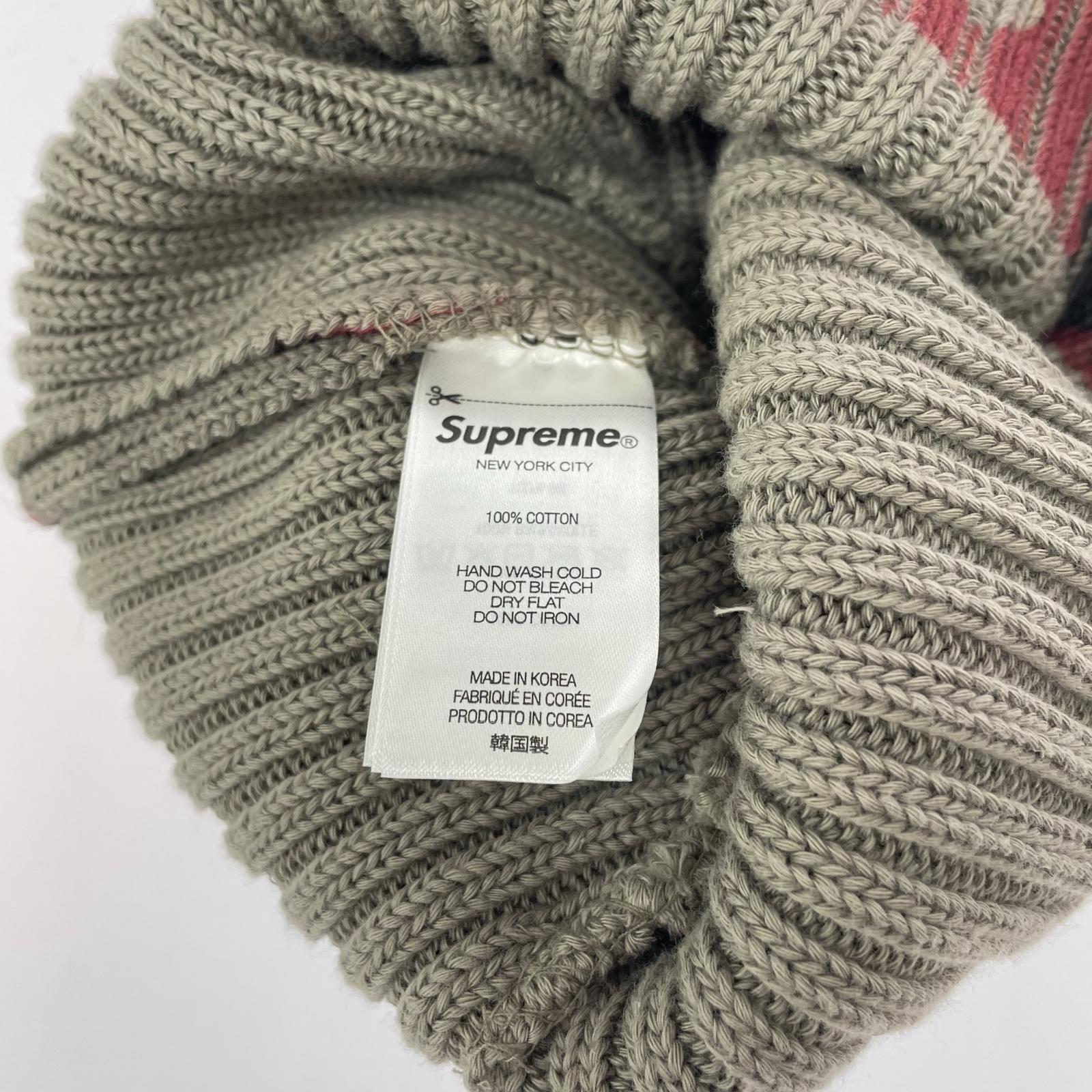 ニットキャップ 26SS Overdyed Beanie Red Camo ニットキャップ