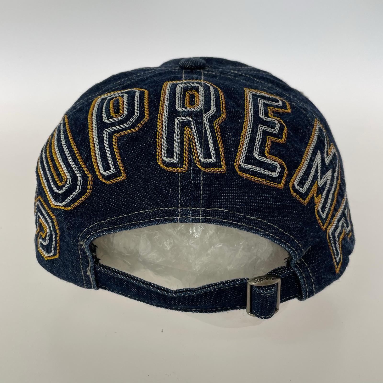 キャップ 23FW Back Arc 6-Panel Cap デニムキャップ ブルー