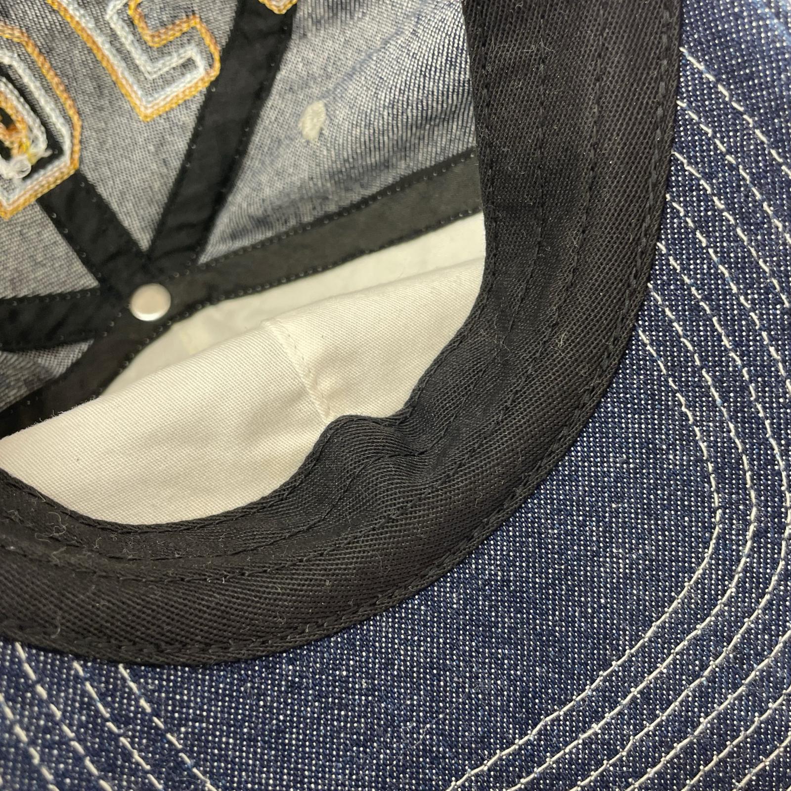 キャップ 23FW Back Arc 6-Panel Cap デニムキャップ ブルー