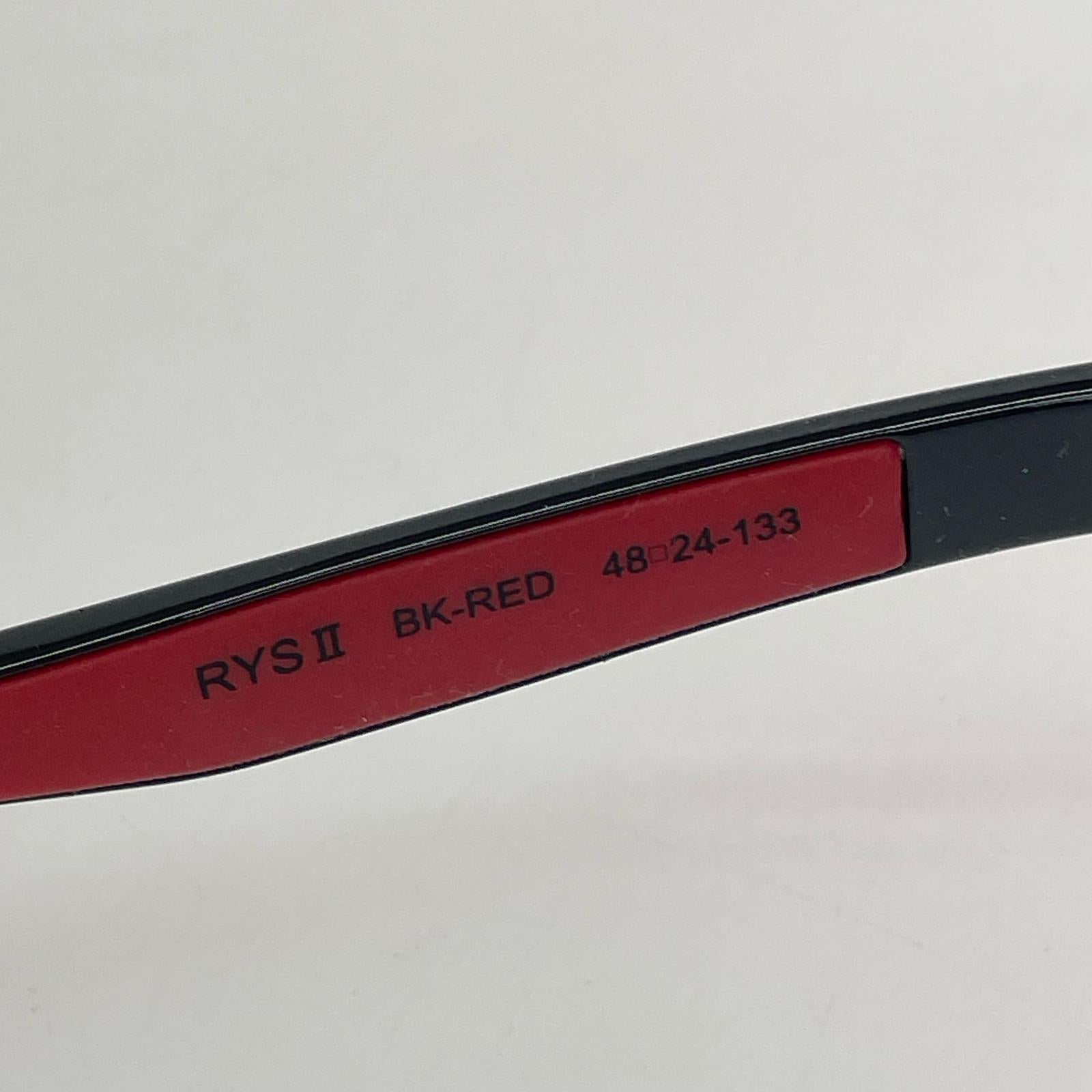 その他アクセサリー Eyevol RYSⅡ サングラス 純正ケース付属 BK-RED ブラック