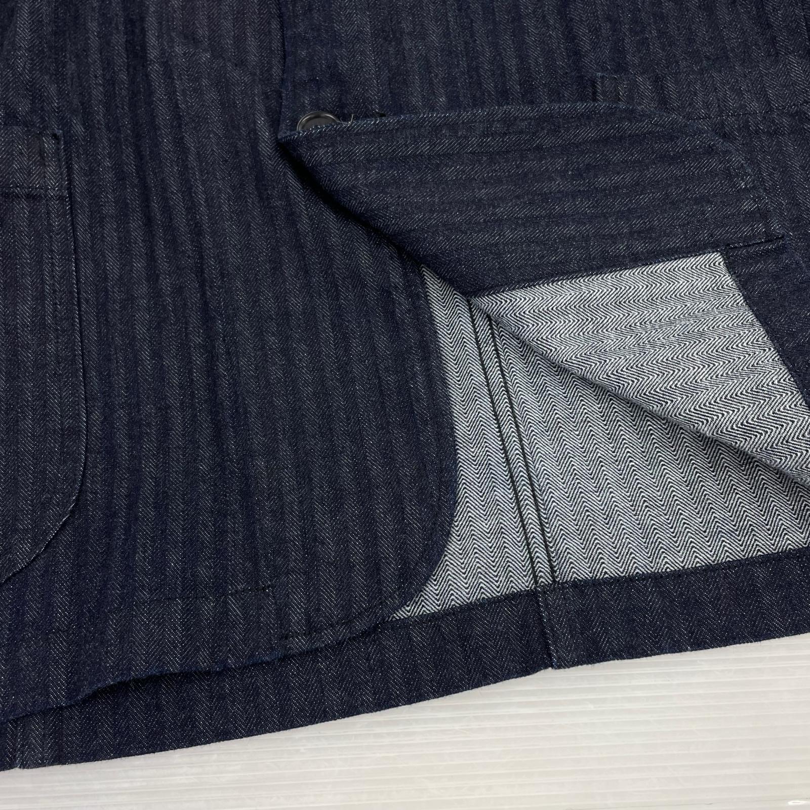テーラードジャケット Indigo Herringbone Lounge Jacket (38)