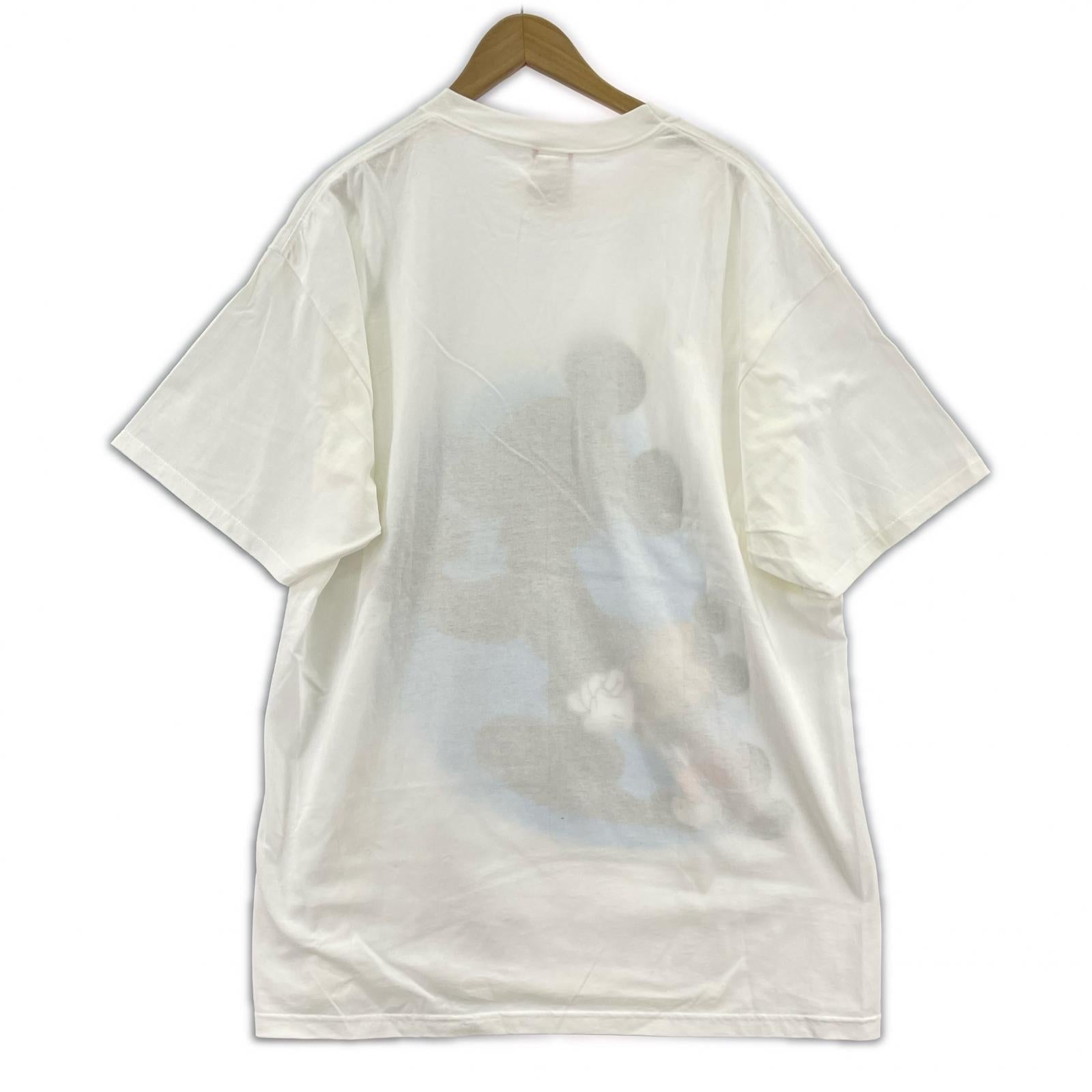 半袖Tシャツ ミッキー プリントカットソー ホワイト