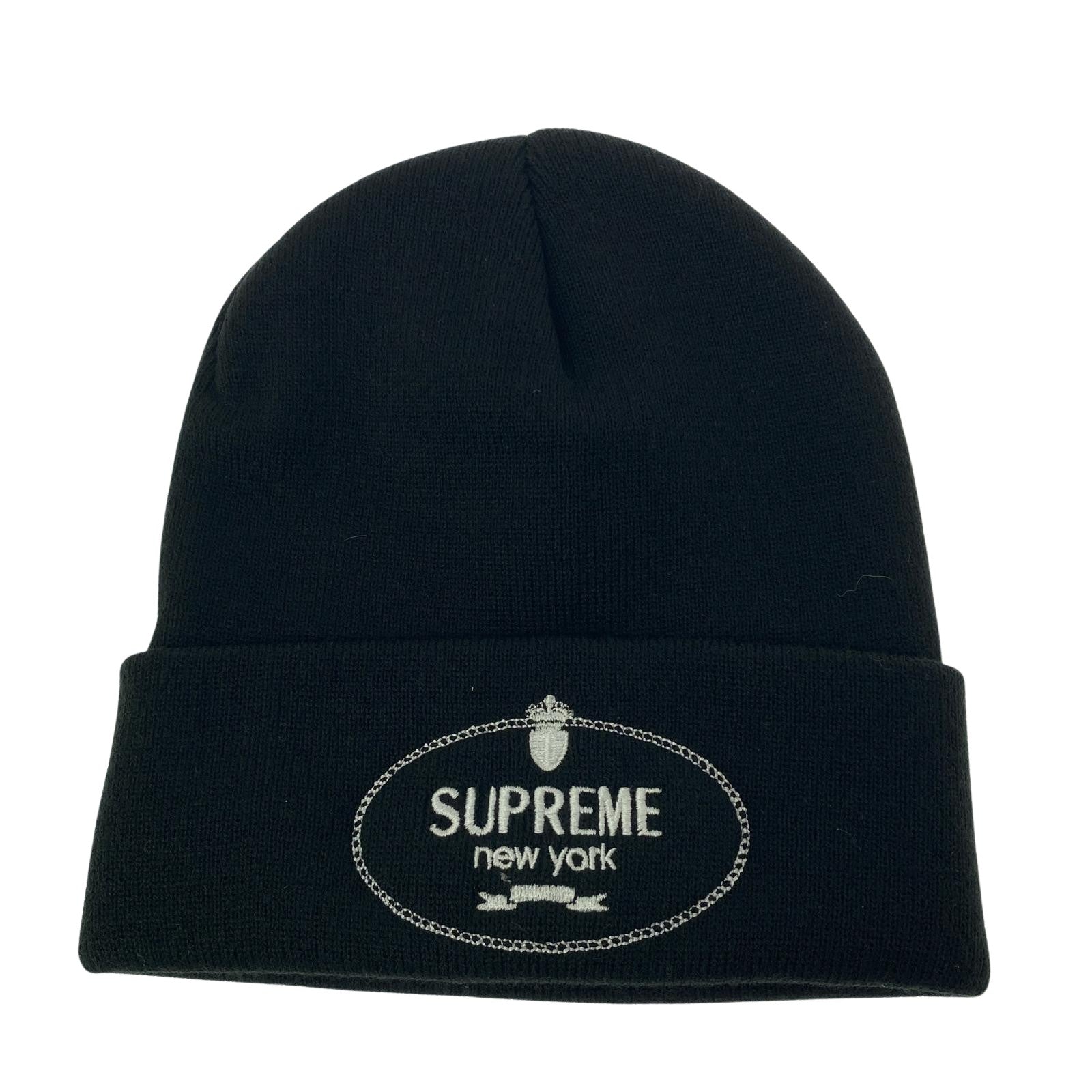 その他帽子 Supreme 24FW Crest Beanie 黒 ブラック