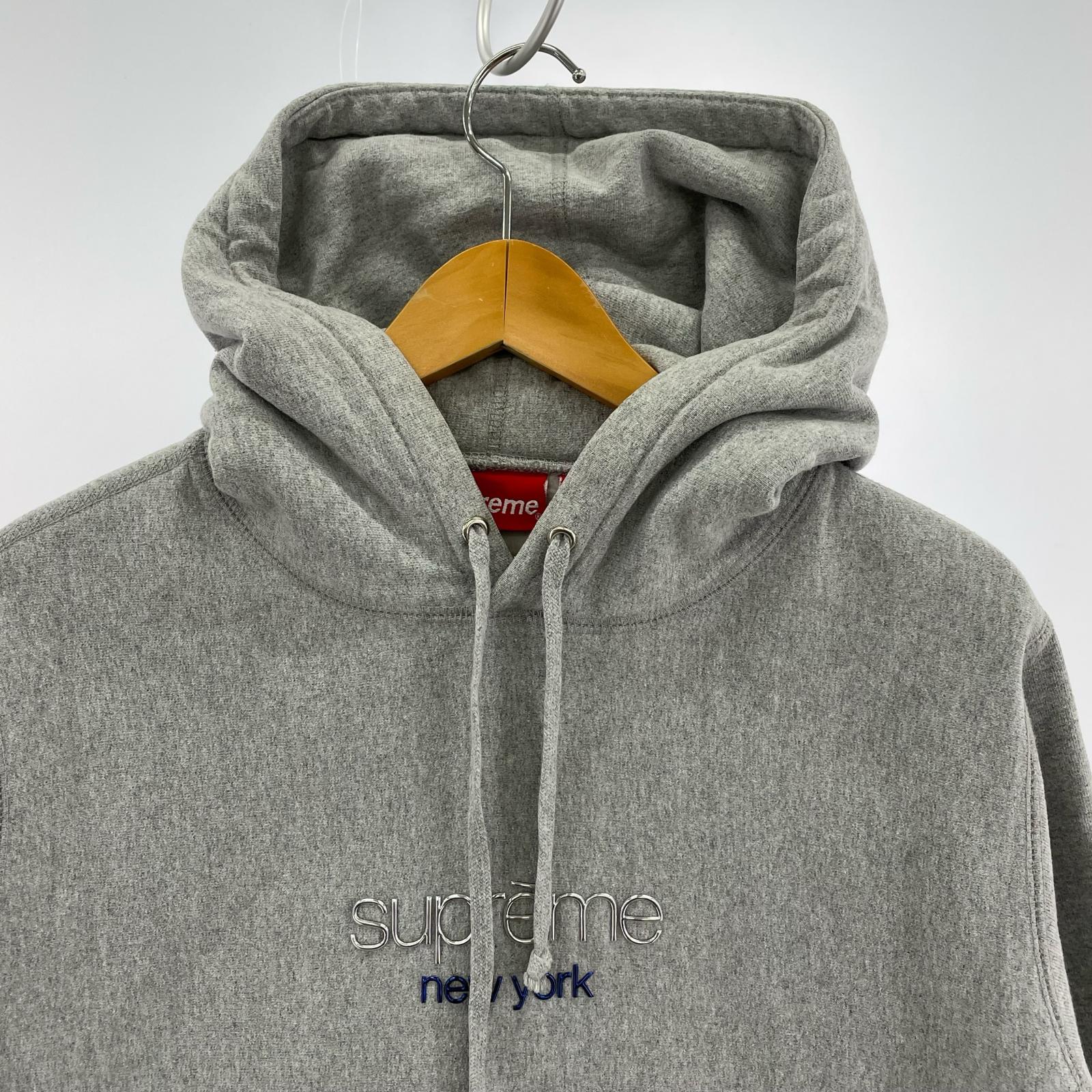 パーカー 22AW Paneled Half Zip Pullover L M グレー