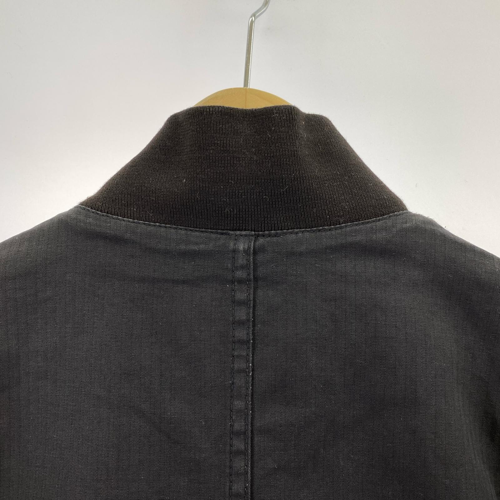 ブルゾン AUTHENTIC GEAR 比翼 黒 M M ブラック