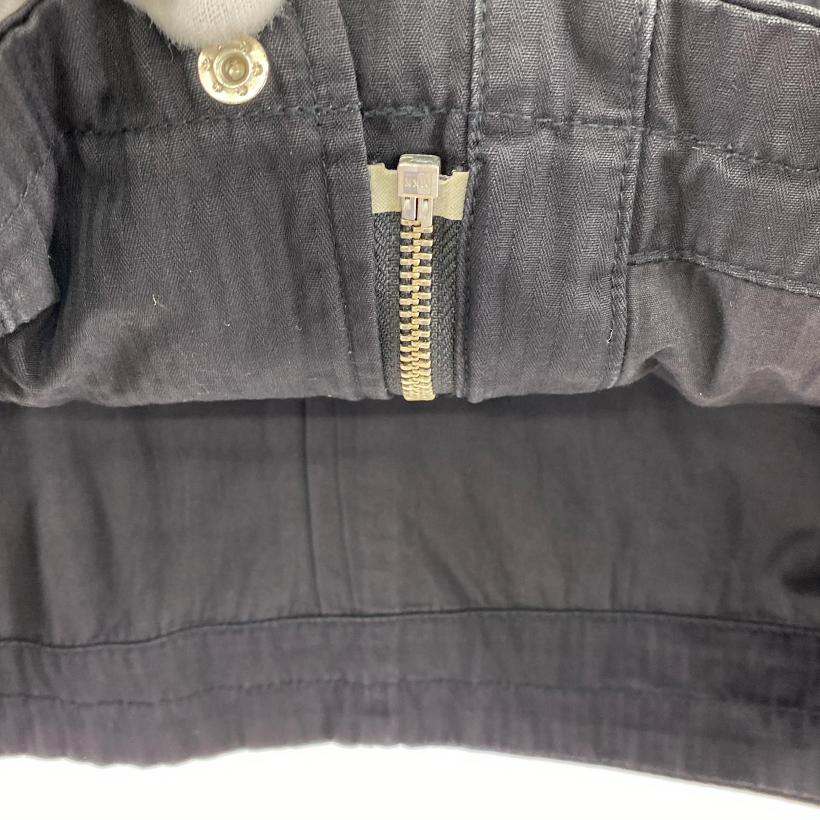 ブルゾン AUTHENTIC GEAR 比翼 黒 M M ブラック