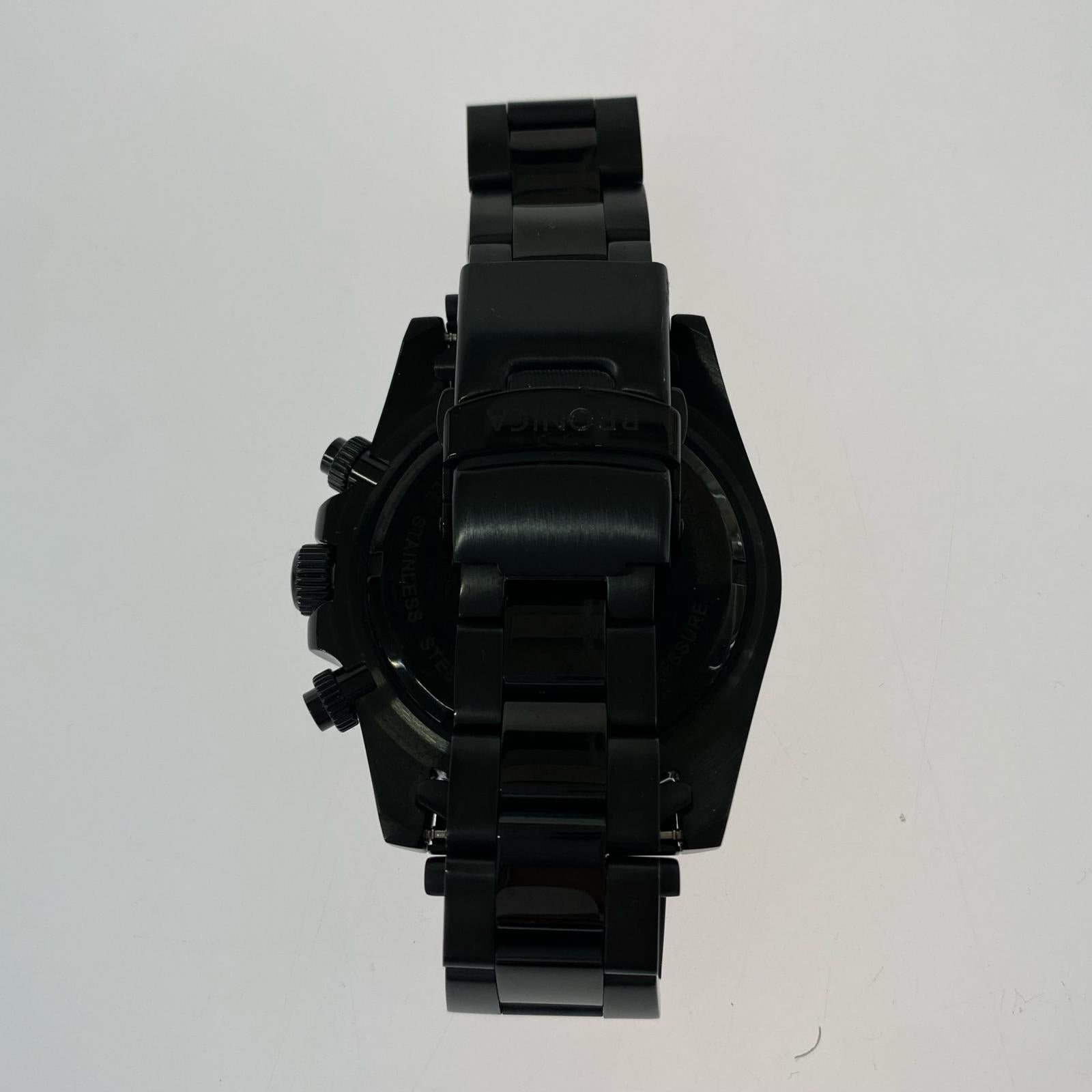腕時計 BRONICA BC-1104 クオーツ ブラック