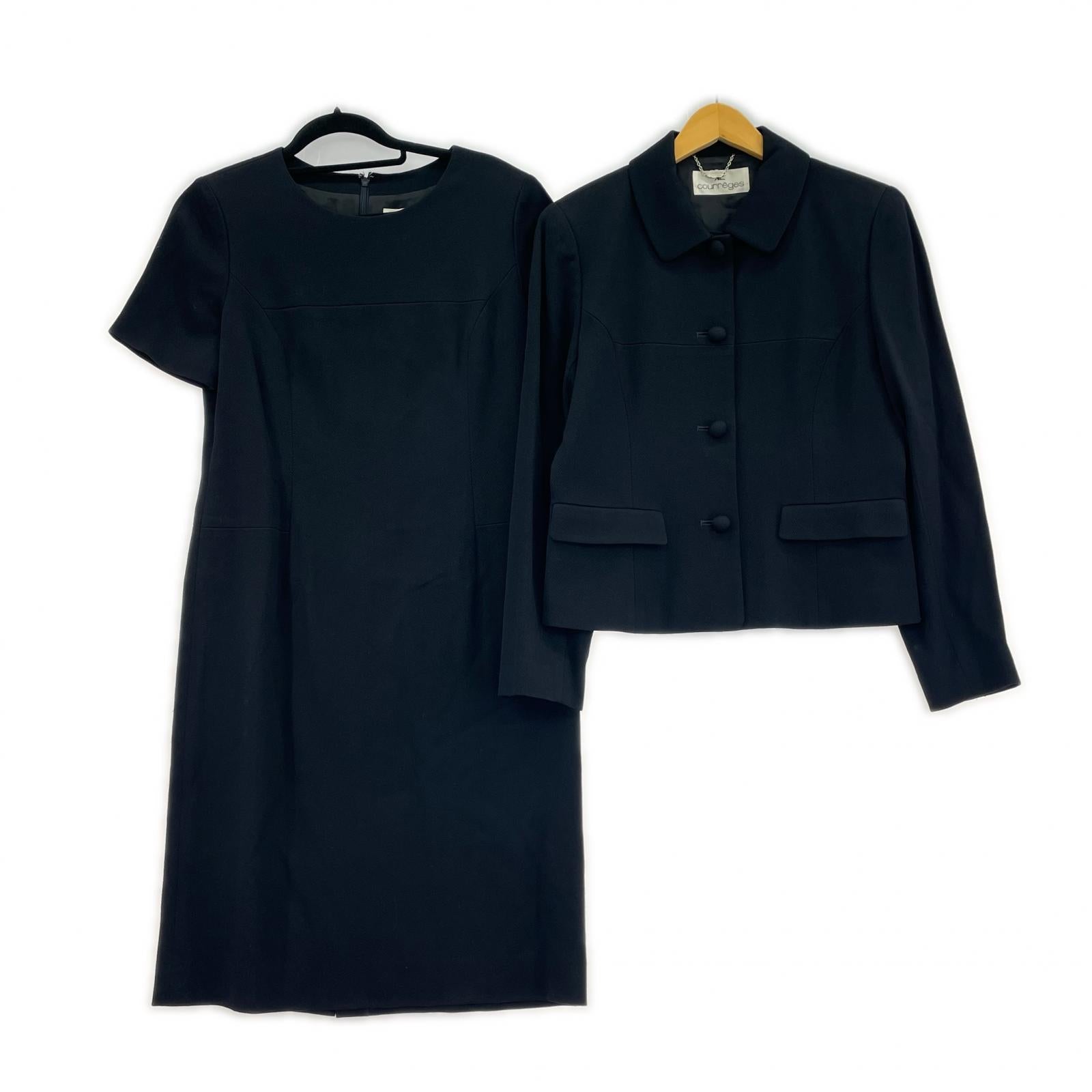 セットアップ courreges セットアップ ネイビー