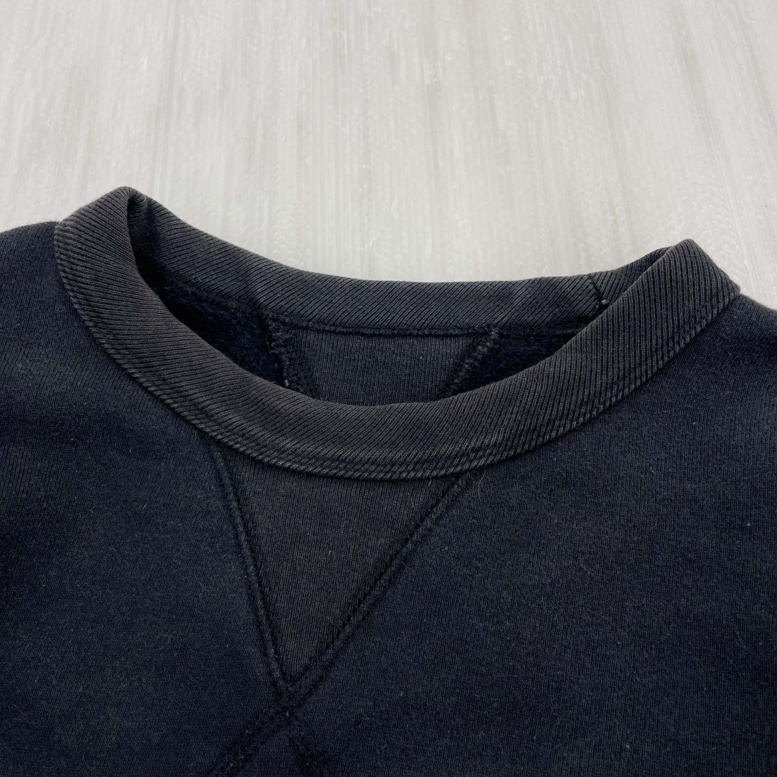 スウェット BIGカモメ 両V スウェット L BLK ブラック
