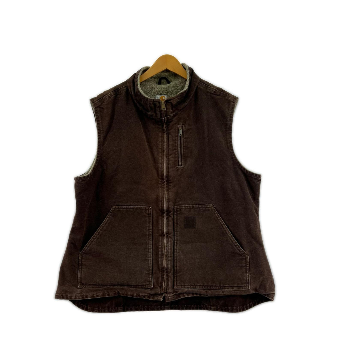その他アウター メキシコ製 ダックベスト BRN XL LL