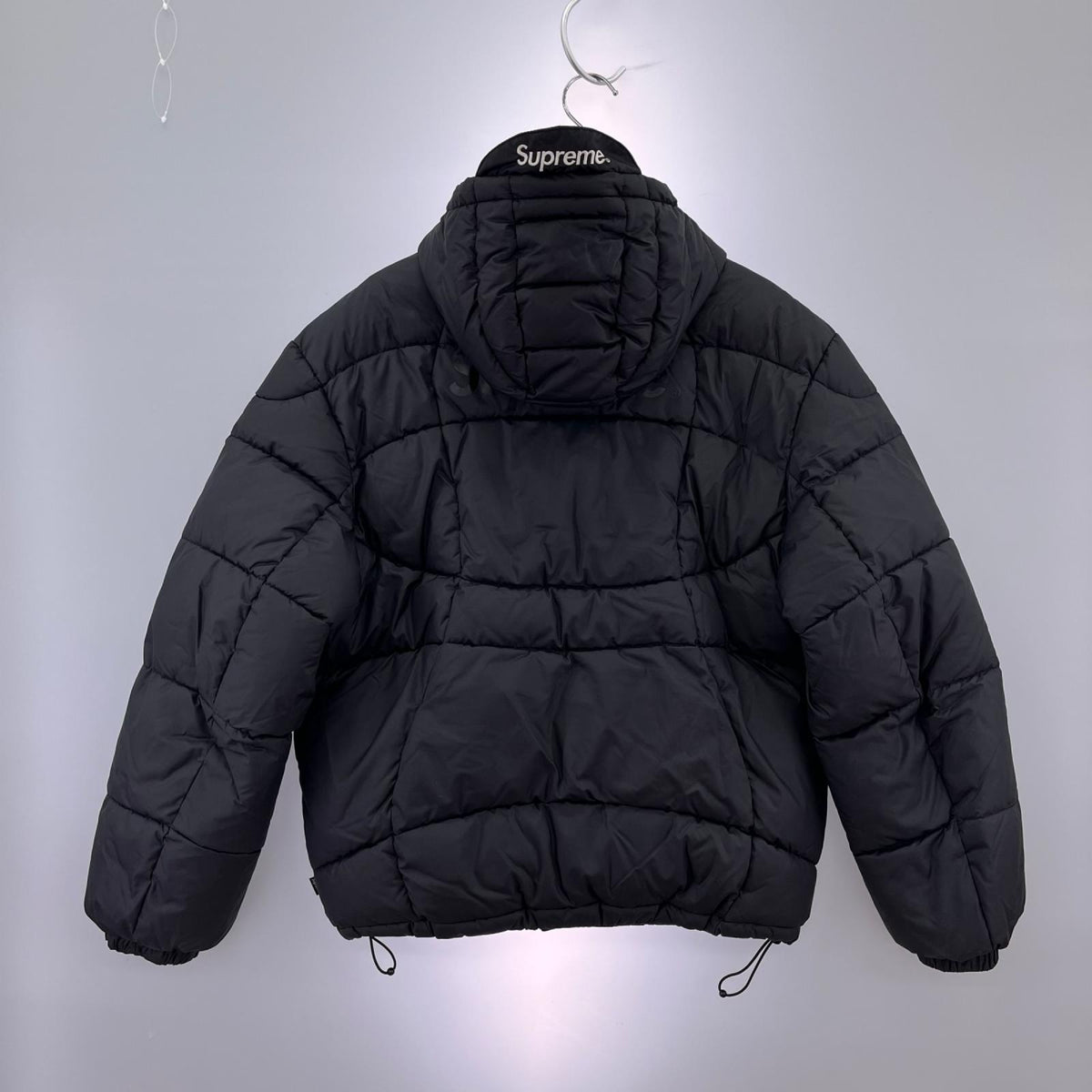 ダウンジャケット 21FW Warp Hooded Puffy Jacket BLK S S ブラック