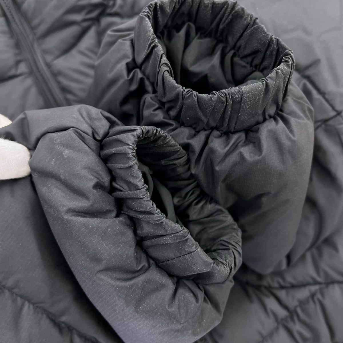 ダウンジャケット 21FW Warp Hooded Puffy Jacket BLK S S ブラック