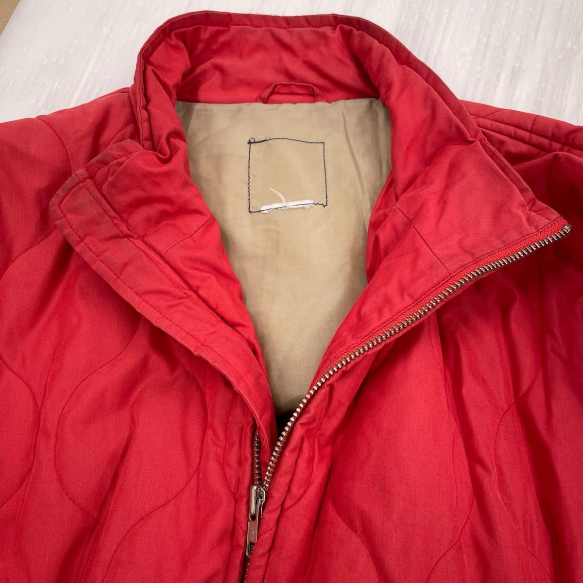 ブルゾン OLD STUSSY 中綿ブルゾン RED レッド