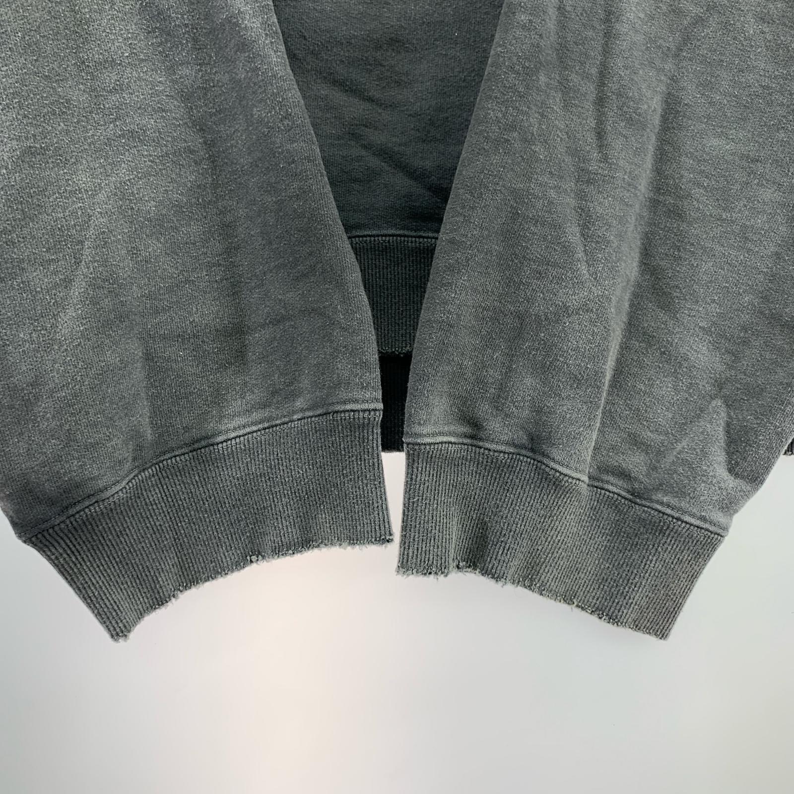 その他トップス ANCELLM EMBROIDERY UNEVEN OVER SWEAT SHIRT 2 ANC-CT64 2 グレー