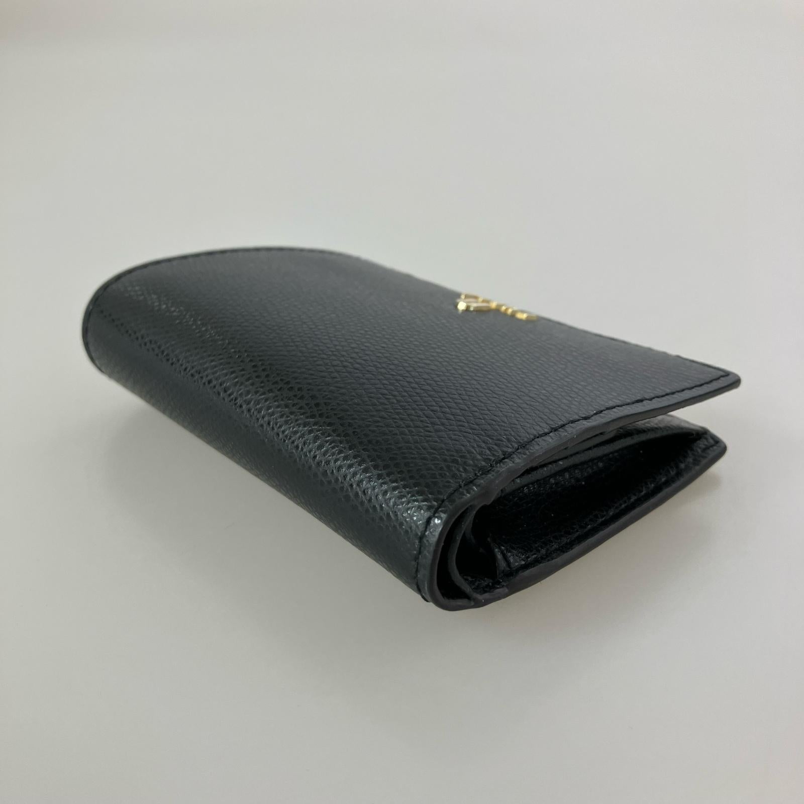 コンパクトウォレット CAMELIA S COMPACT WALLET ブラック