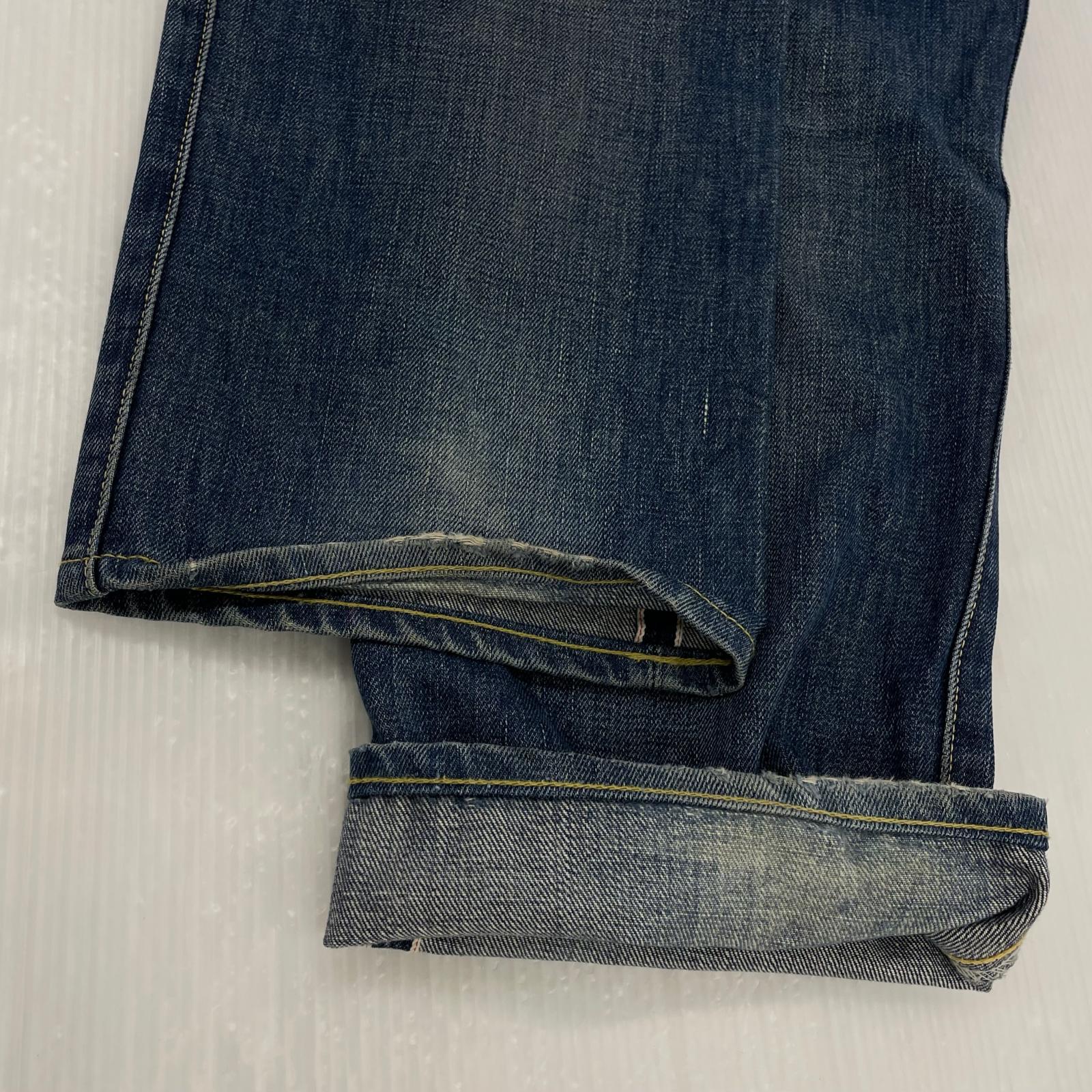 デニムパンツ LEVI'S VINTAGE CLOTHING デニム 66501 W32 赤耳 32 ネイビー