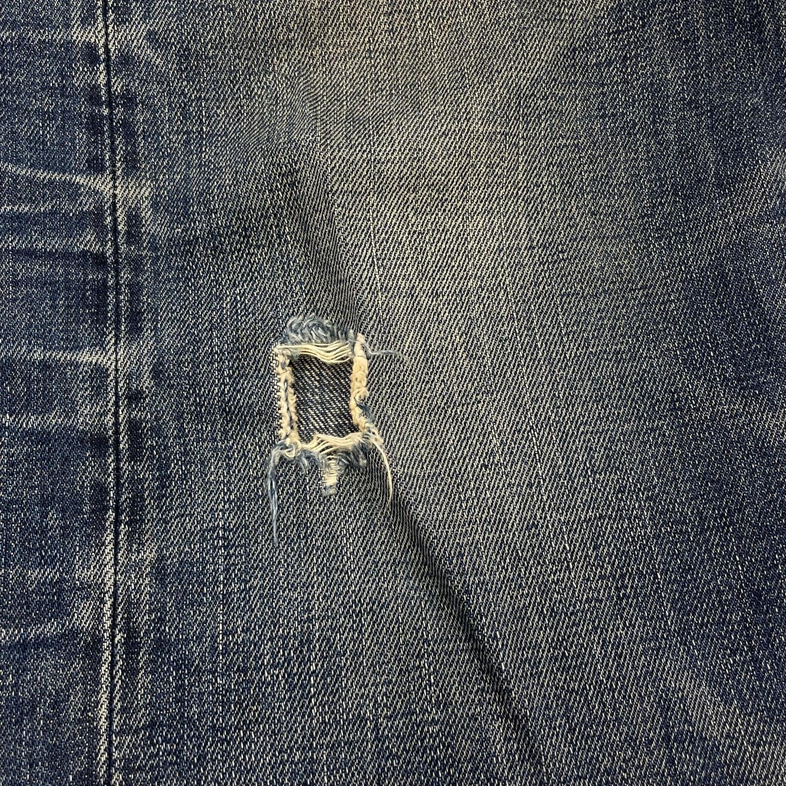 デニムパンツ LEVI'S VINTAGE CLOTHING デニム 66501 W32 赤耳 32 ネイビー