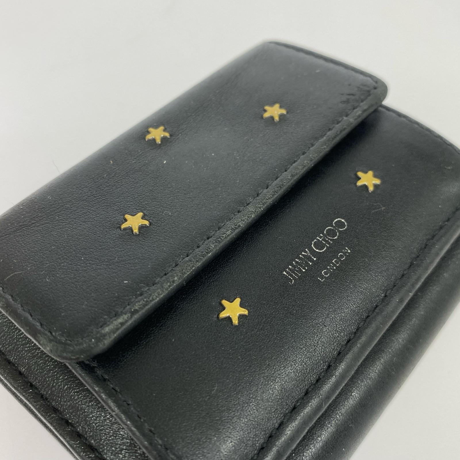 JIMMY CHOO ネモ スタースタッズ コンパクトウォレット