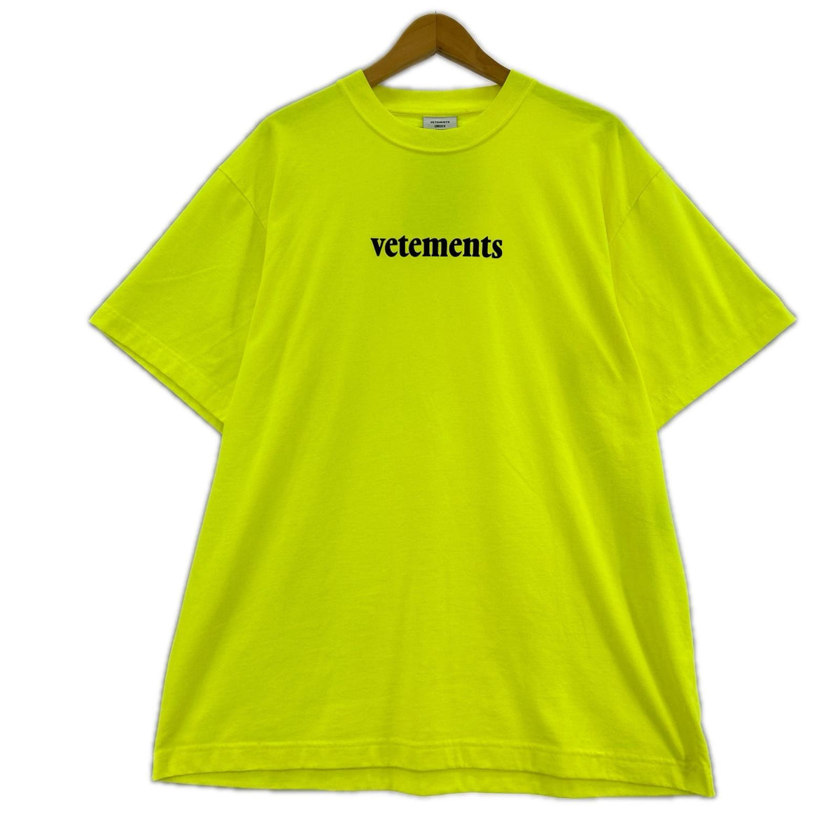 半袖Tシャツ 20SS フロントロゴ 黄 (S) S イエロー